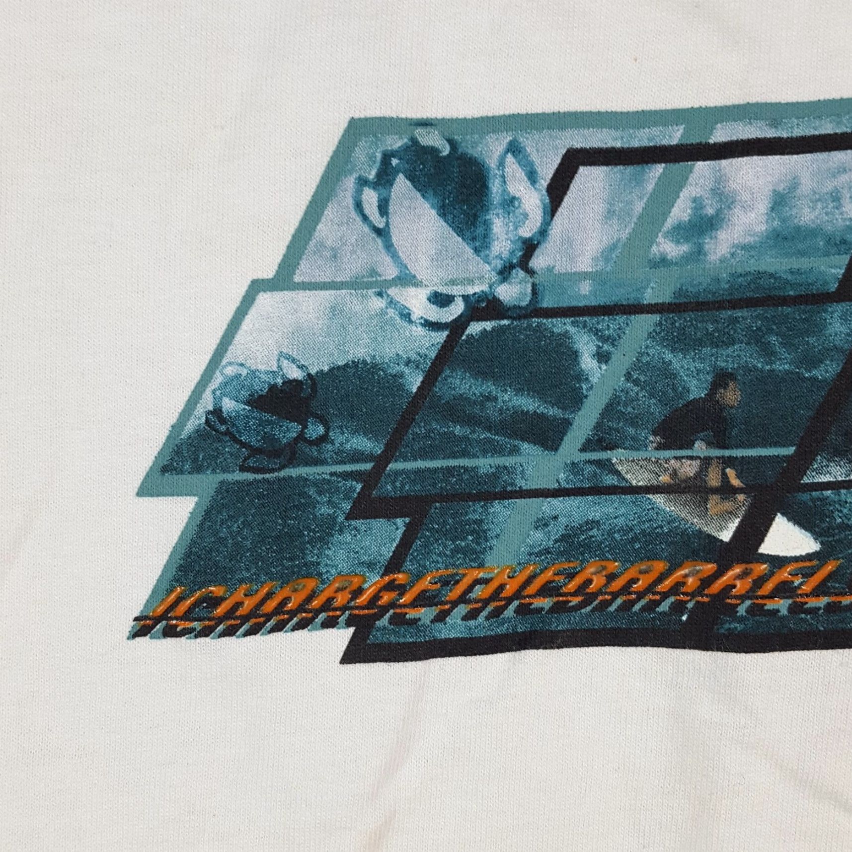 Vintage Y2K No Boundaries Surf Surfing Barrels Vintage Sz Large Sleeveless Tank T Shirt Size US L / EU 52-54 / 3 - 6 Thumbnail