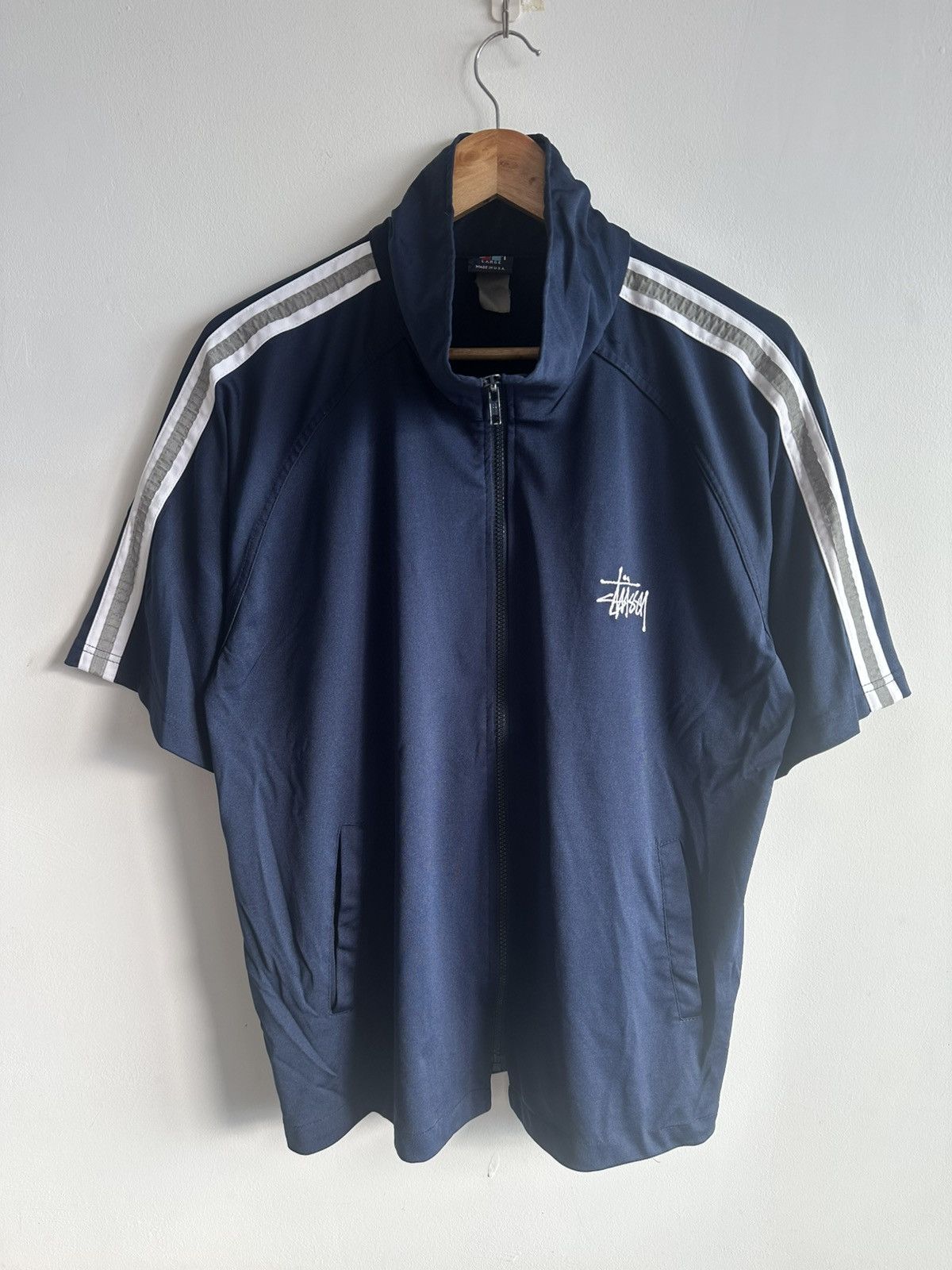 Stussy Vintage 90’s Old Stussy Zipper Short Sleeve Light Jacket USA Size US L / EU 52-54 / 3 - 2 Thumbnail