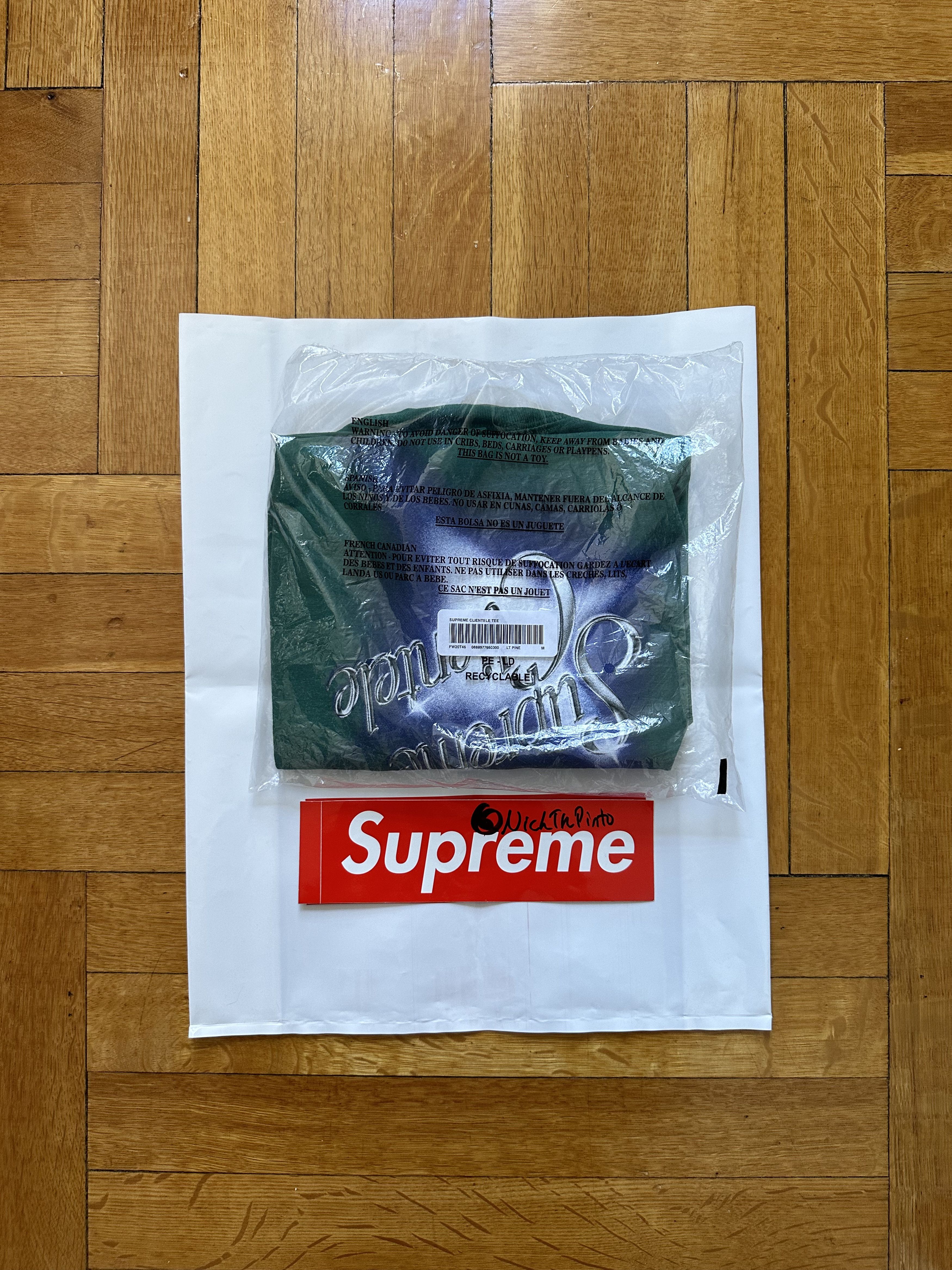 Supreme Supreme Clientele Tee Size US M / EU 48-50 / 2 - 1 Thumbnail