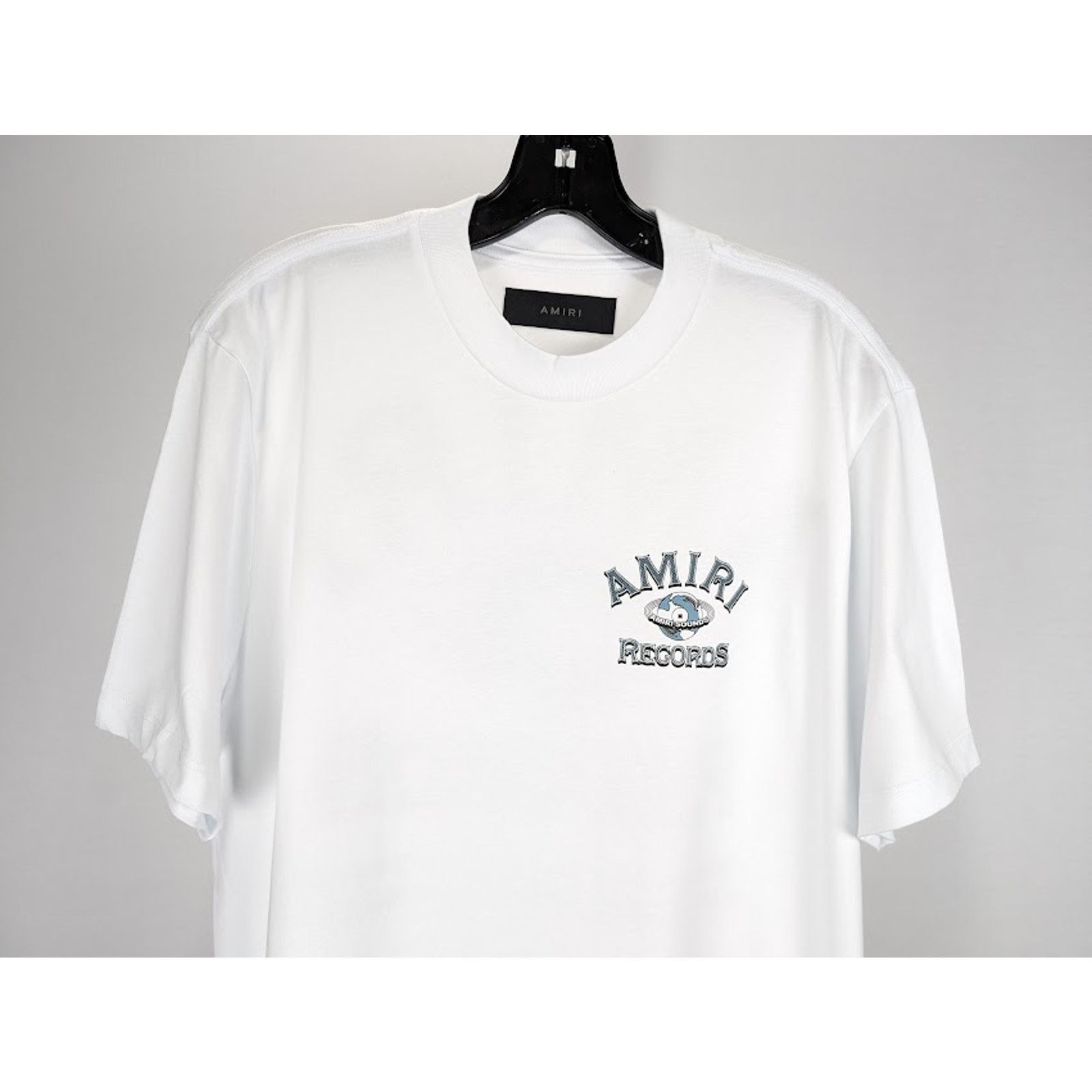 Amiri o1rshd1 Global Records T-Shirt in White M Size US M / EU 48-50 / 2 - 5 Thumbnail