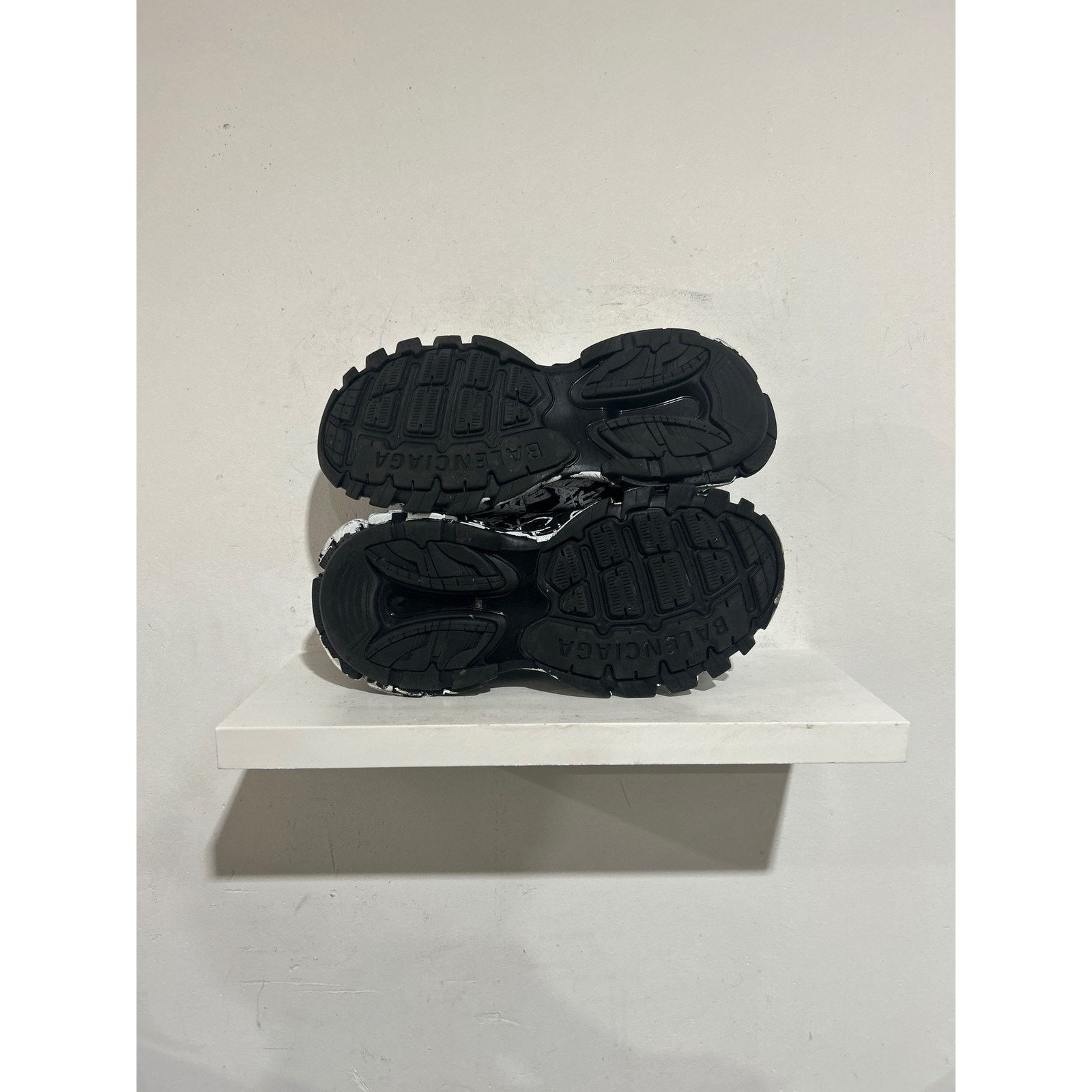 Balenciaga BALENCIAGA TRACK GRAFFITI 'BLACK WHITE' SIZE 8 PREOWNED Size US 8 / EU 41 - 4 Thumbnail