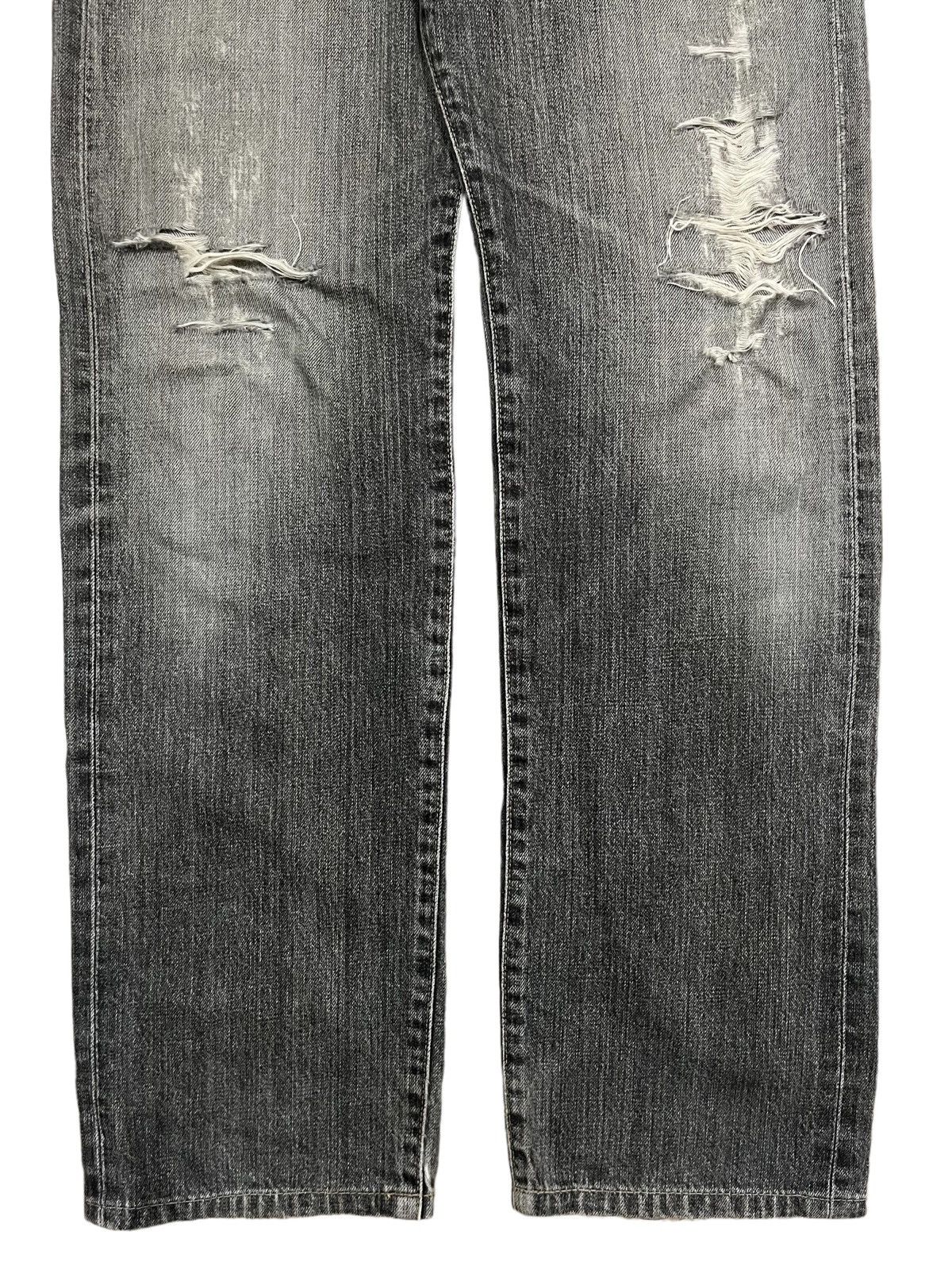 14th Addiction × Edwin Vintage Edwin Black Faded Distressed Loose Fit Jeans Size US 28 / EU 44 - 4 Thumbnail