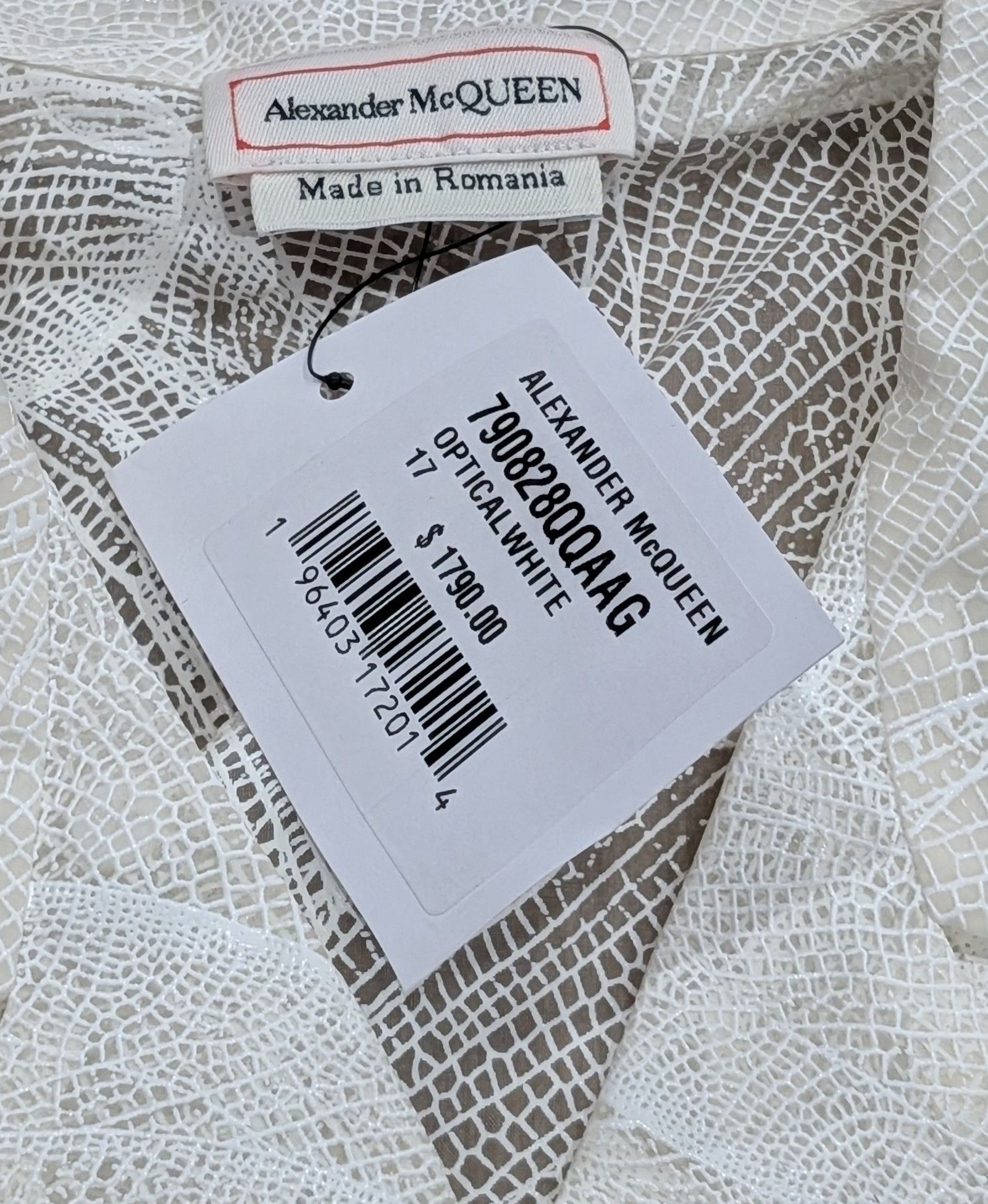 Alexander McQueen Alexander McQueen Silk Tropical Button Up Shirt White 17 Size US XL / EU 56 / 4 - 7 Thumbnail