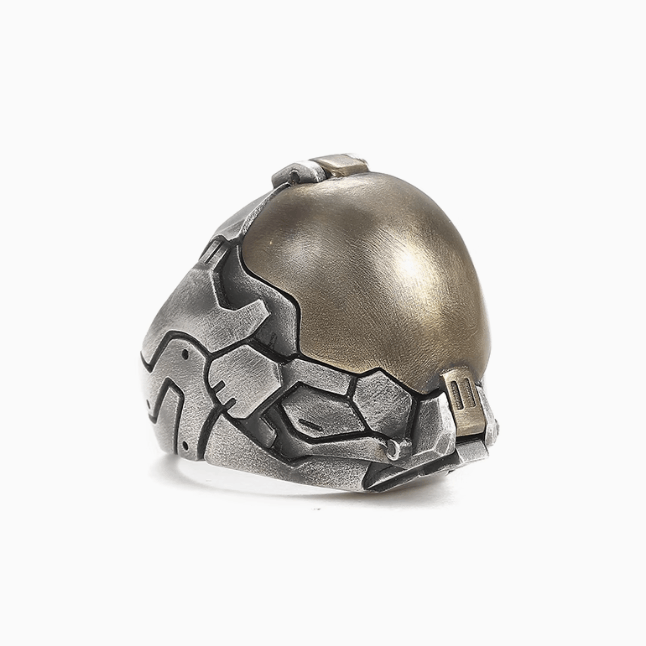 Jewelry Cyberpunk Jewelry Rings Open Size Chrome Ring (Size 7-13) Size ONE SIZE - 3 Thumbnail