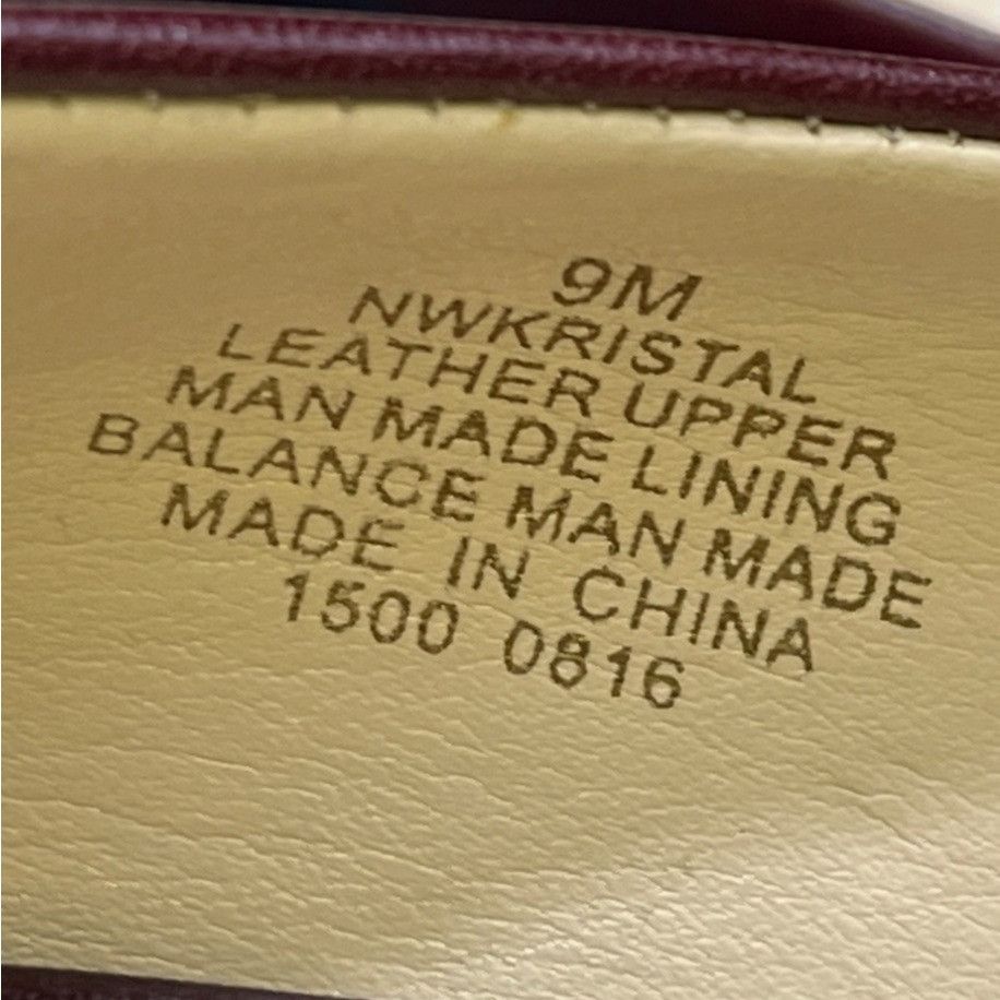 Nine West Nine West Kristal Women's Burgundy Shoes/Heels Size 9M SKU 5 Size US 9 / IT 39 - 7 Thumbnail