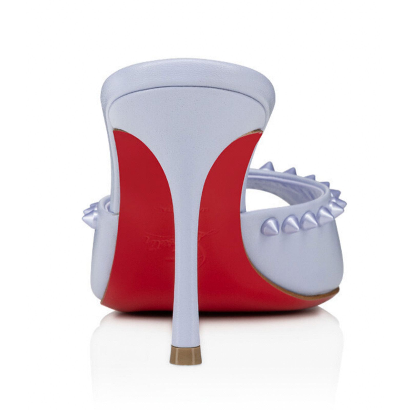 Christian Louboutin Me Dolly Spike 85 Skylight Purple Sandal Mule Heel Pump 38 Size US 8 / IT 38 - 10 Thumbnail