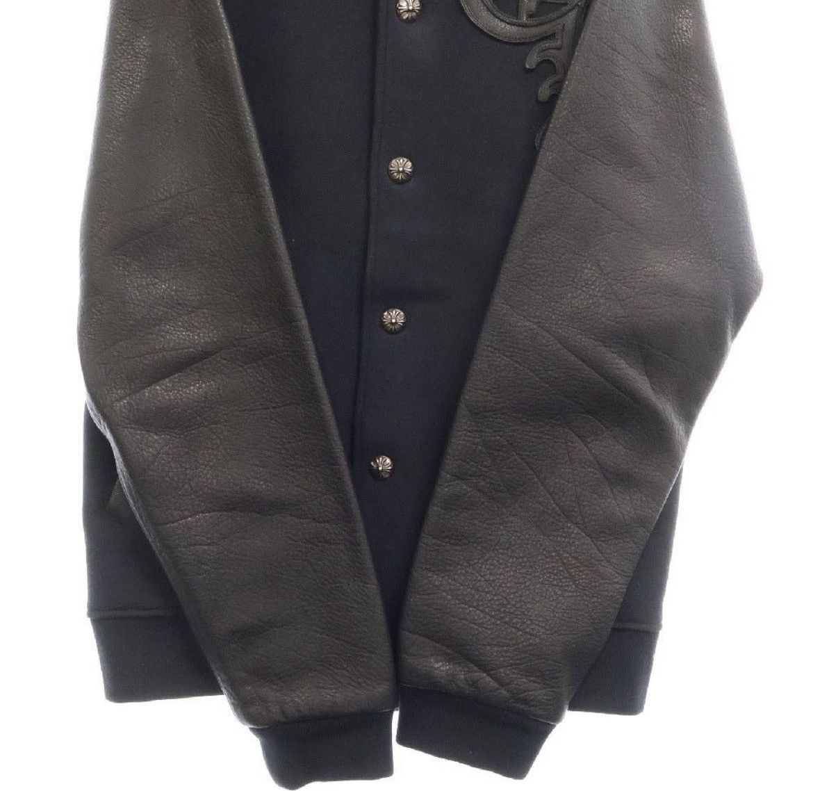 Chrome Hearts CHROME HEARTS Black Letterman Jacket Blouson Size US M / EU 48-50 / 2 - 5 Thumbnail
