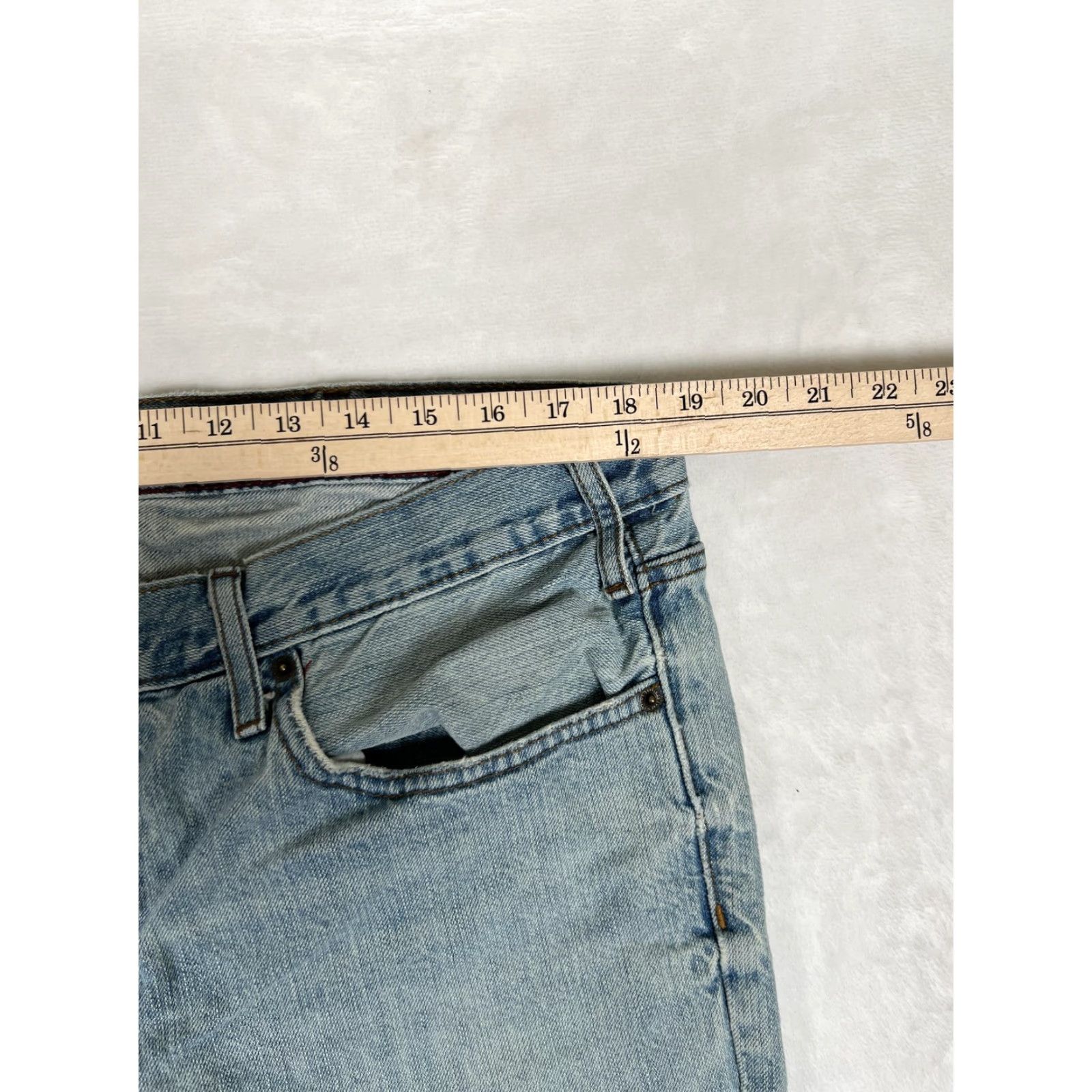 Mossimo VINTAGE Mossimo Supply Co Jeans Mens 38x32 Blue Light Wash Straight Leg Y2K Size US 38 / EU 54 - 5 Thumbnail