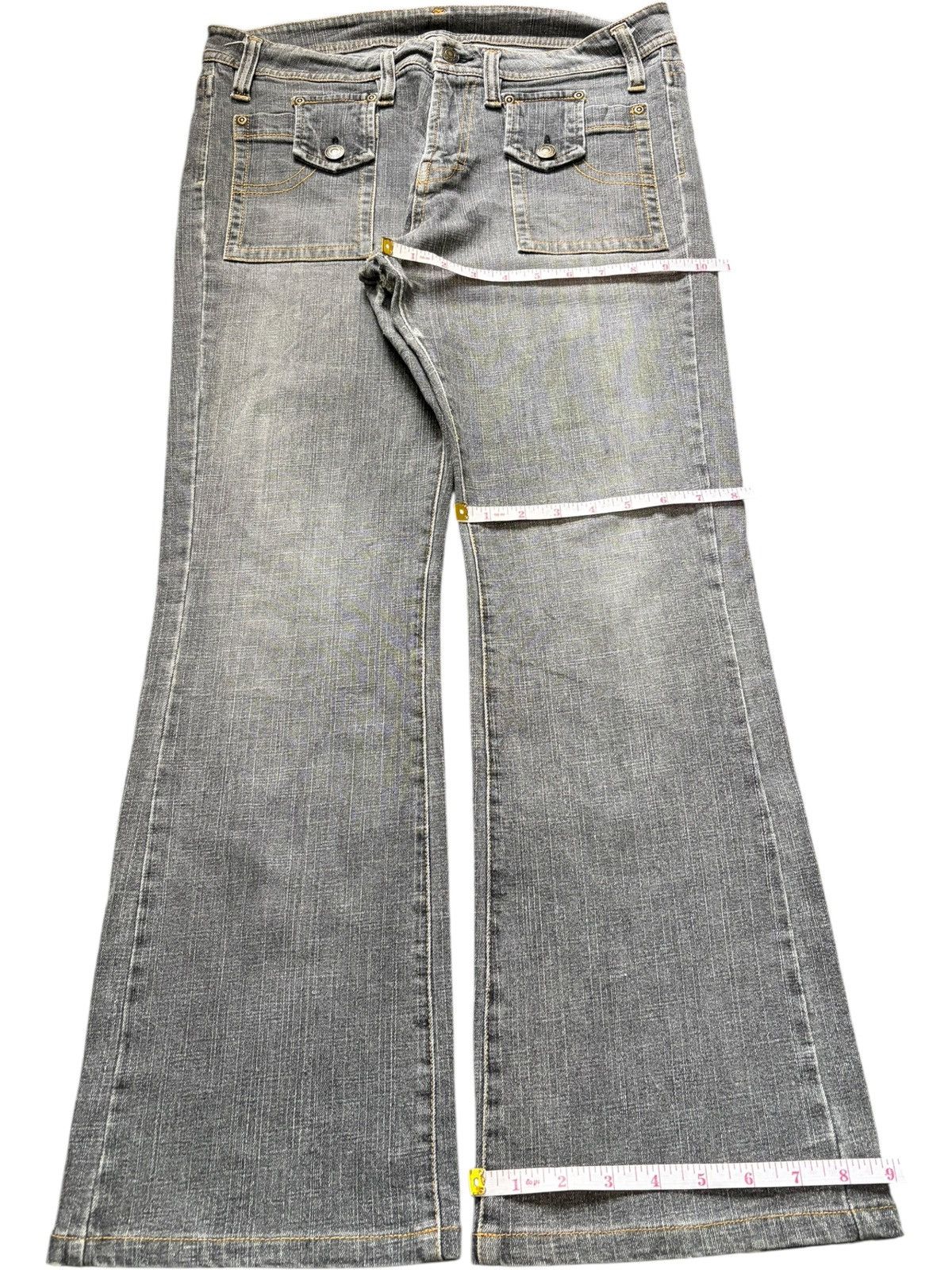 Diesel Vintage Japanese Brand Faded Wash Distress Flare Jeans Size 32" / US 10 / IT 46 - 8 Thumbnail
