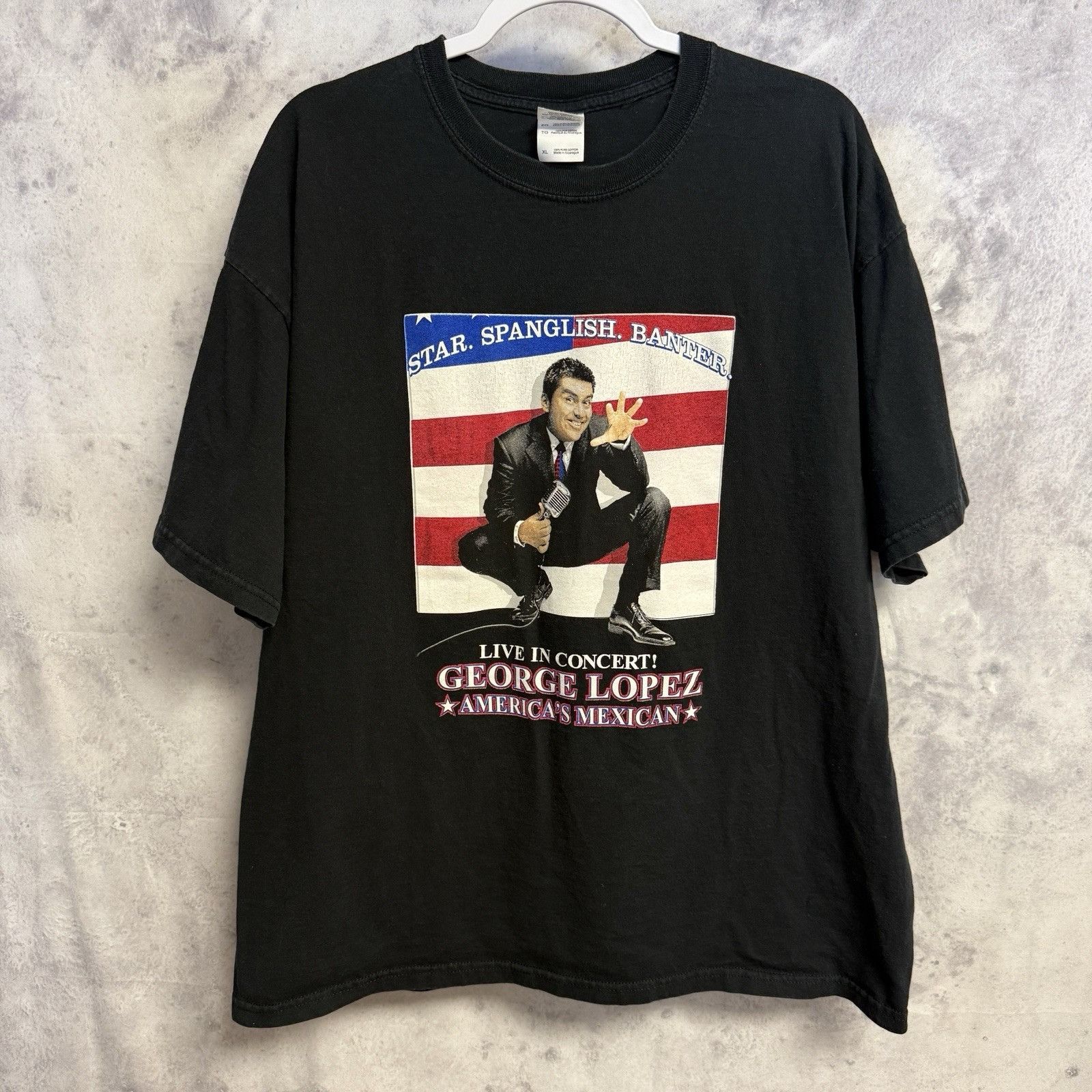 Vintage Vintage George Lopez 2008 North American Tour T Shirt XL Size US XL / EU 56 / 4 - 2 Thumbnail