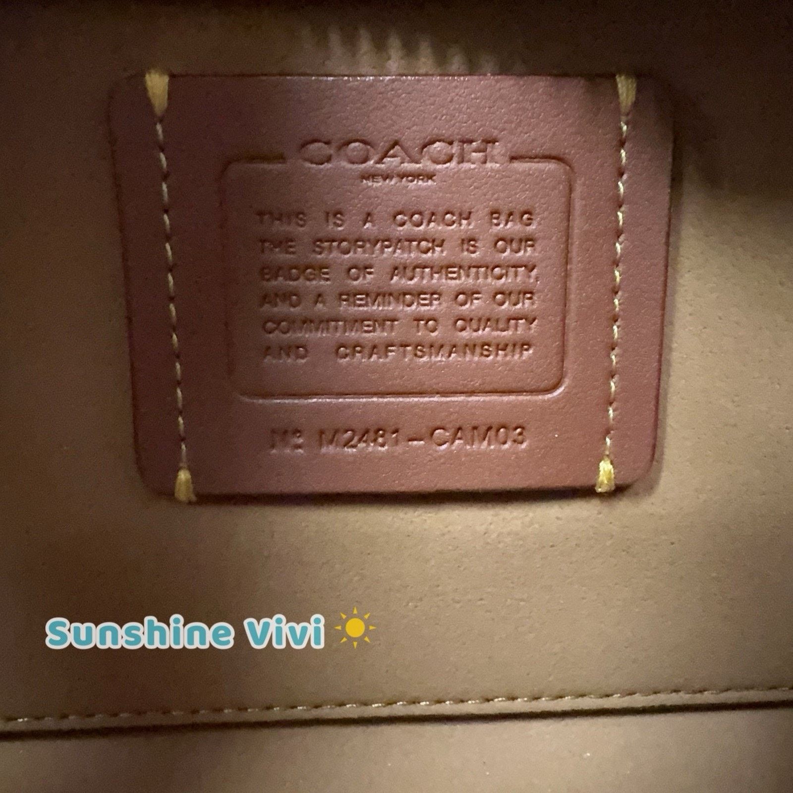 Coach NWT COACH Empire Carryall Bag 34 Brass/Honey Brown CAM03 Size ONE SIZE - 8 Thumbnail