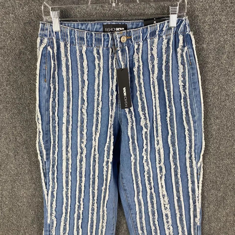 Fashion Nova Fashion Nova Jeans Women's Size 5 NWT Boyfriend Denim Size 28" / US 6 / IT 42 - 2 Thumbnail