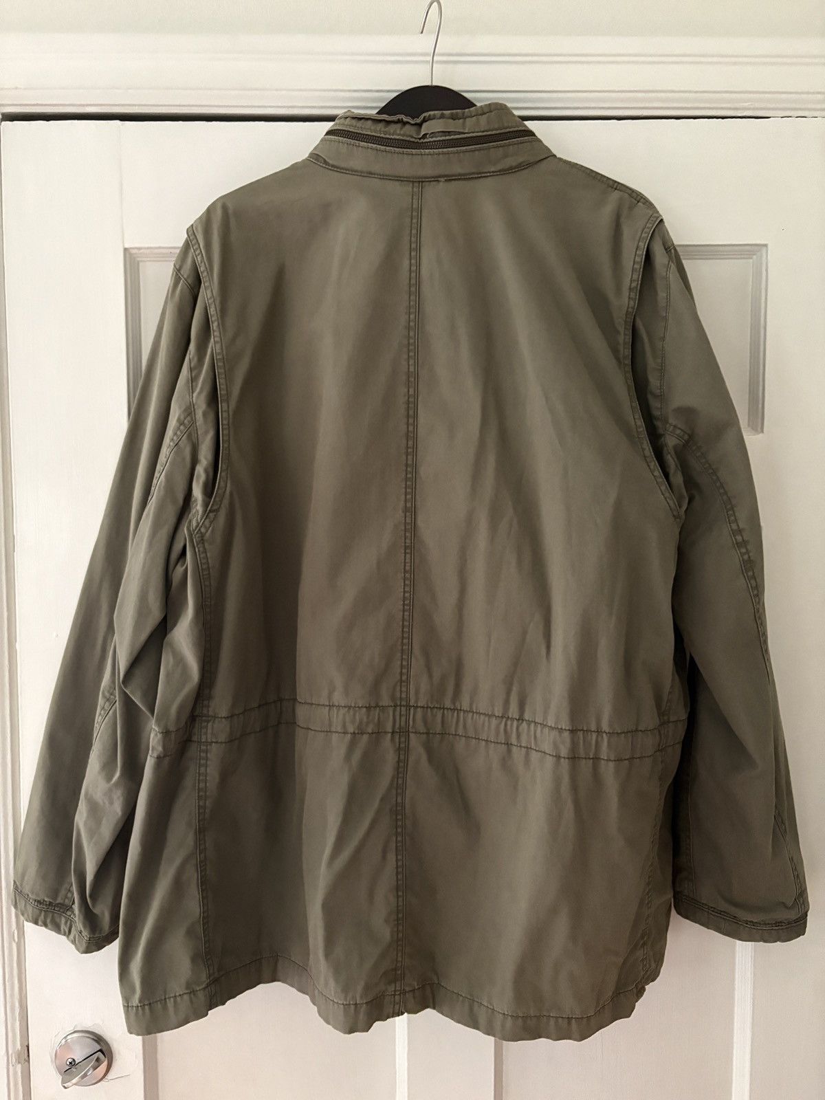 Vintage Military Fatigue Jacket M-65 Olive Size US XXL / EU 58 / 5 - 2 Thumbnail