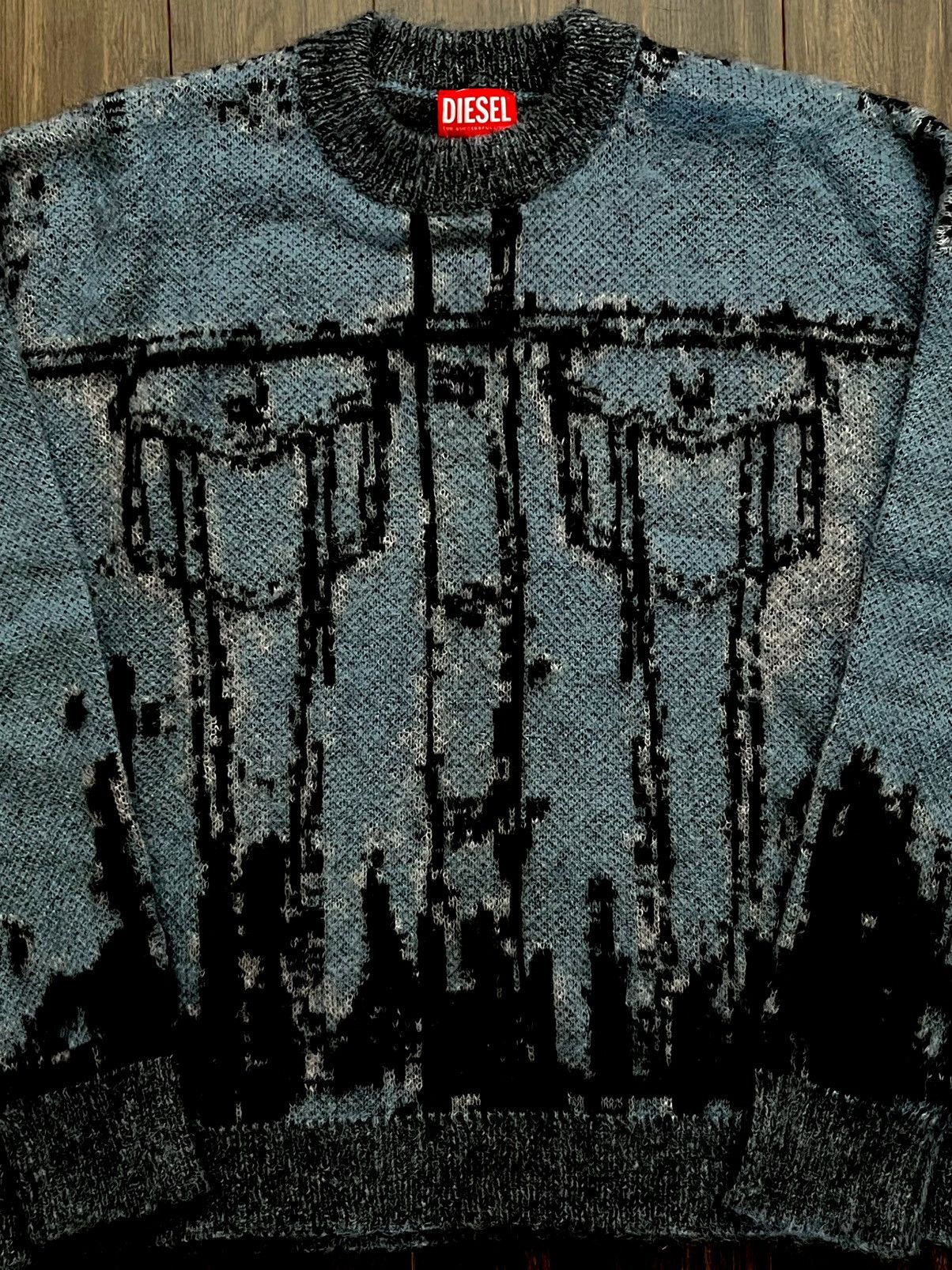 Diesel Diesel Knit Denim XL made in Italy Size US XL / EU 56 / 4 - 3 Thumbnail