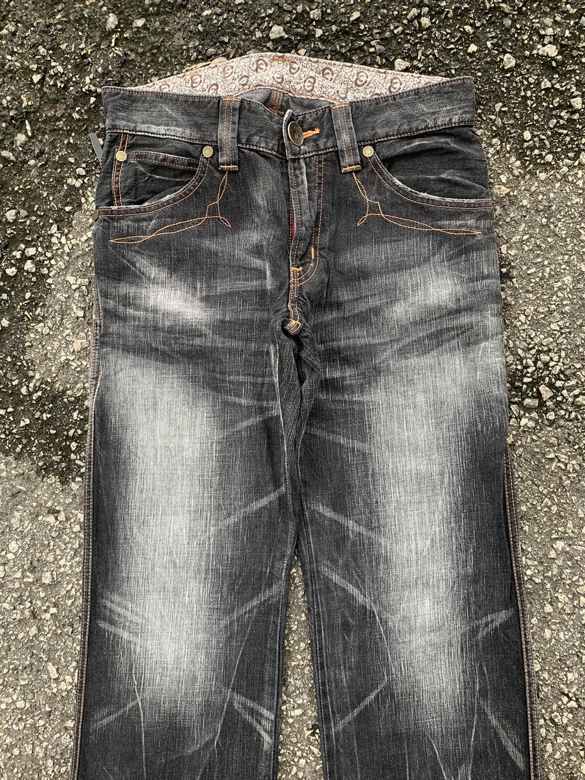 Edwin EDWIN 503 NAVAJO STYLE FADED & RUSTY MUDMAX DISTRESSED DENIM Size US 31 - 5 Thumbnail