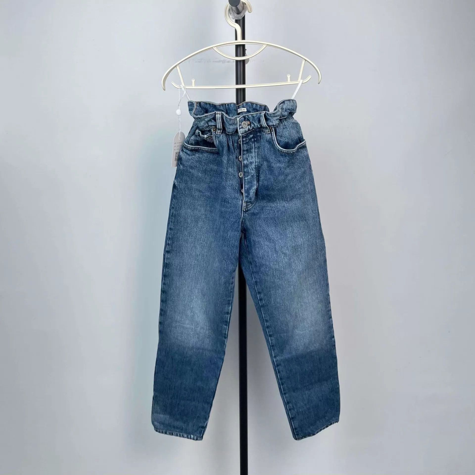 Miu Miu MIU MIU 95 New Blue Jeans 24 Size 24" / US 00 / IT 34 - 1 Thumbnail
