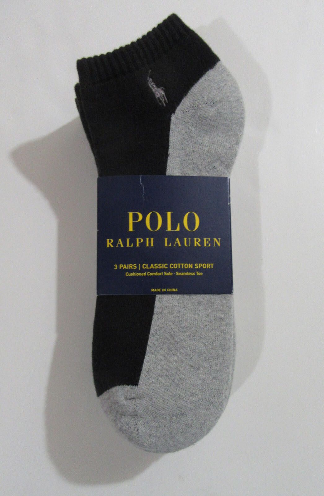 Polo Ralph Lauren Polo Ralph Lauren Mens Classic Cotton Sport Low Cut Socks Size ONE SIZE - 1 Thumbnail