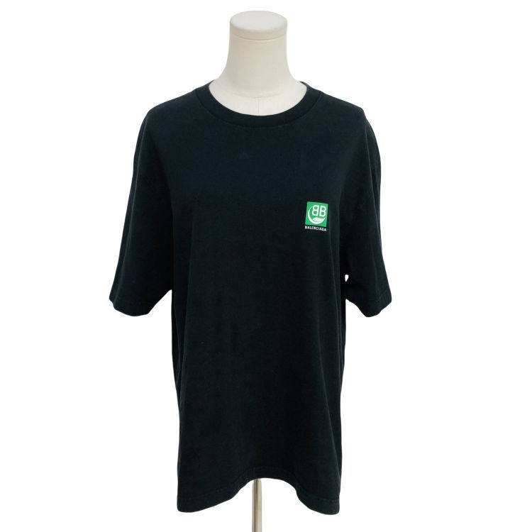 Balenciaga Balenciaga BB Green Logo T-Shirt Size M Size US M / EU 48-50 / 2 - 1 Thumbnail