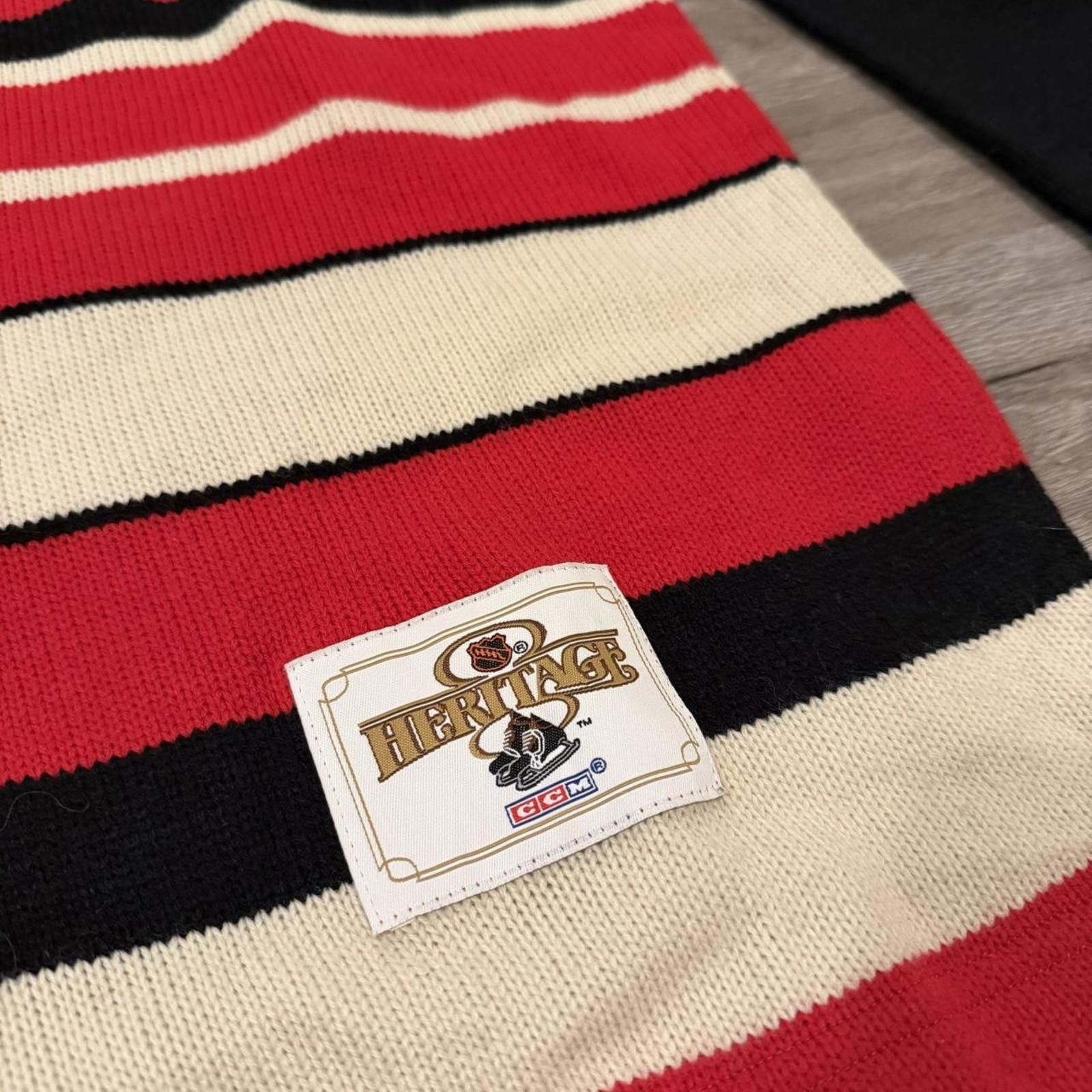 Other vintage ccm heritage chicago blackhawks jersey sweater XL Size US XL / EU 56 / 4 - 6 Thumbnail