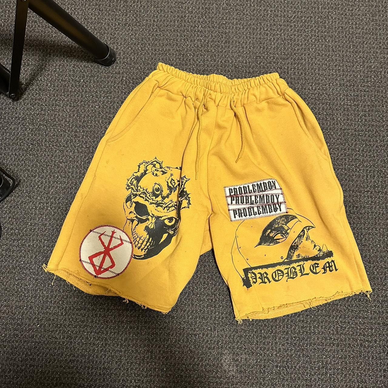 Japanese Brand Skoot Apparel Berserk Yellow Shorts Size US 32 / EU 48 - 1 Thumbnail