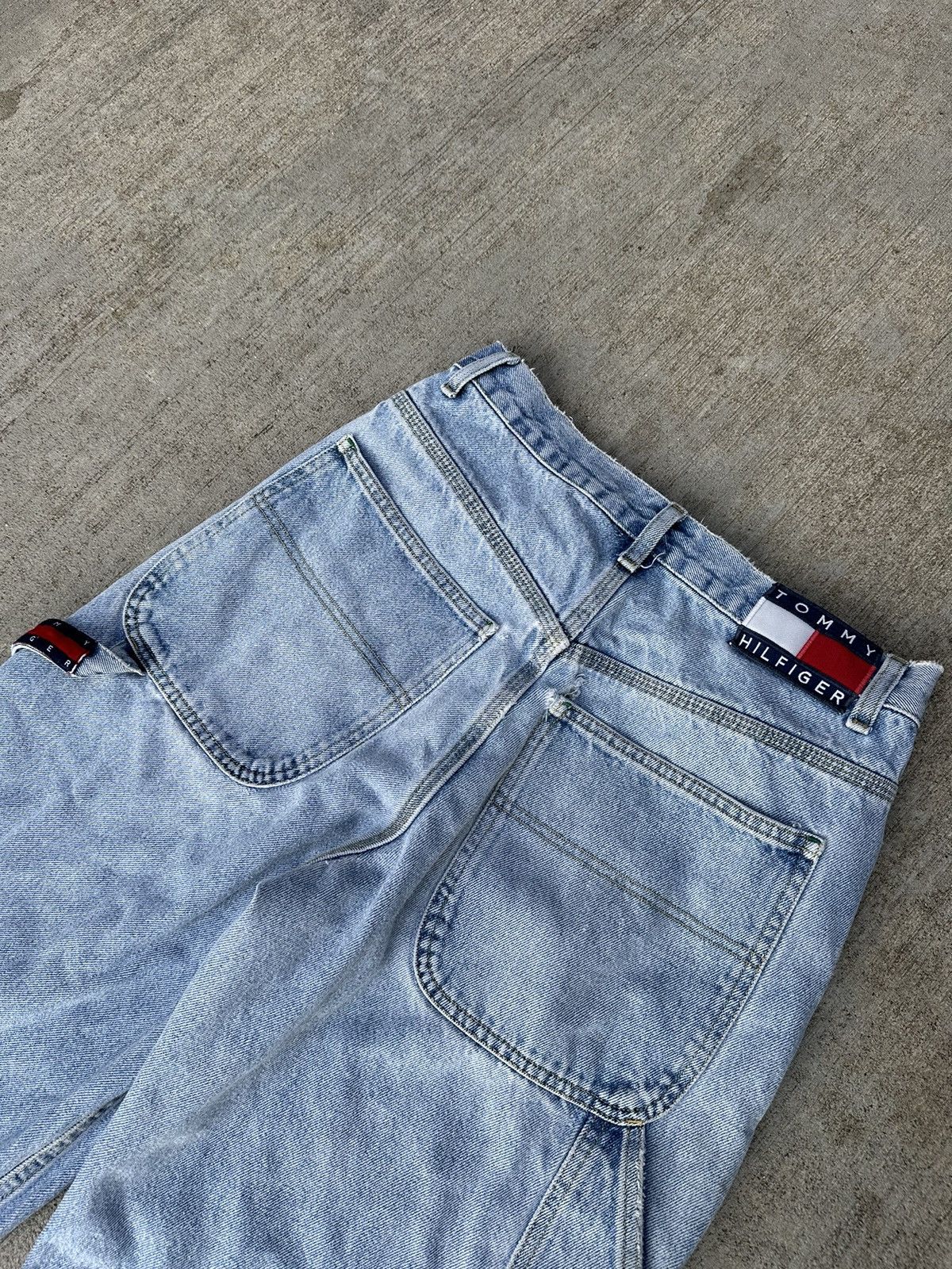 Tommy Jeans × Vintage VINTAGE Y2K TOMMY HILFIGER CARPENTER JEANS 29/30 Size 29" - 6 Thumbnail