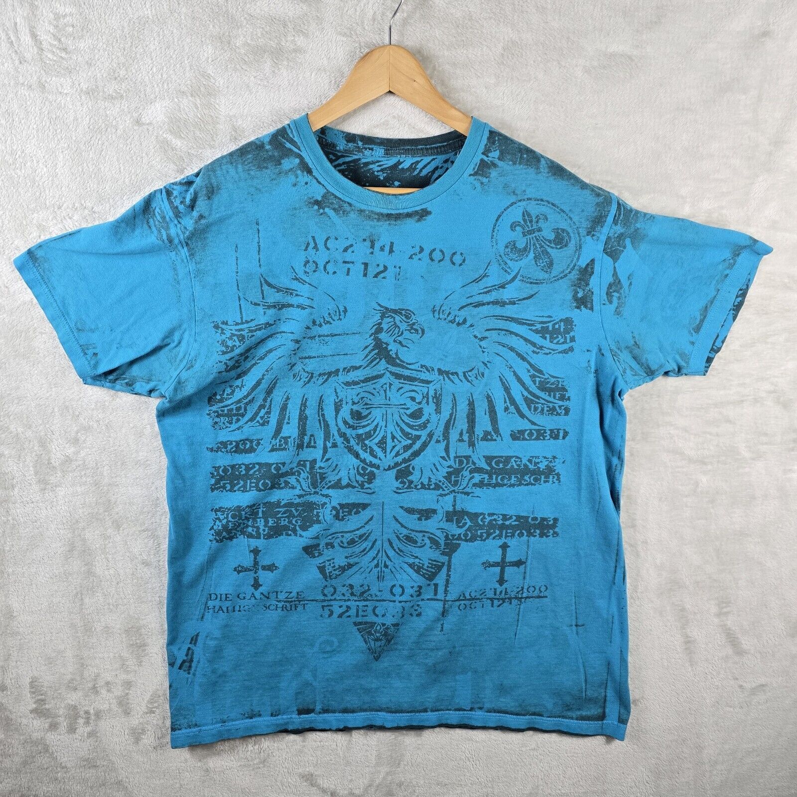 Other Vintage Reversible AOP Cyber Goth Shirt XL Affliction Style Size US XL / EU 56 / 4 - 2 Thumbnail