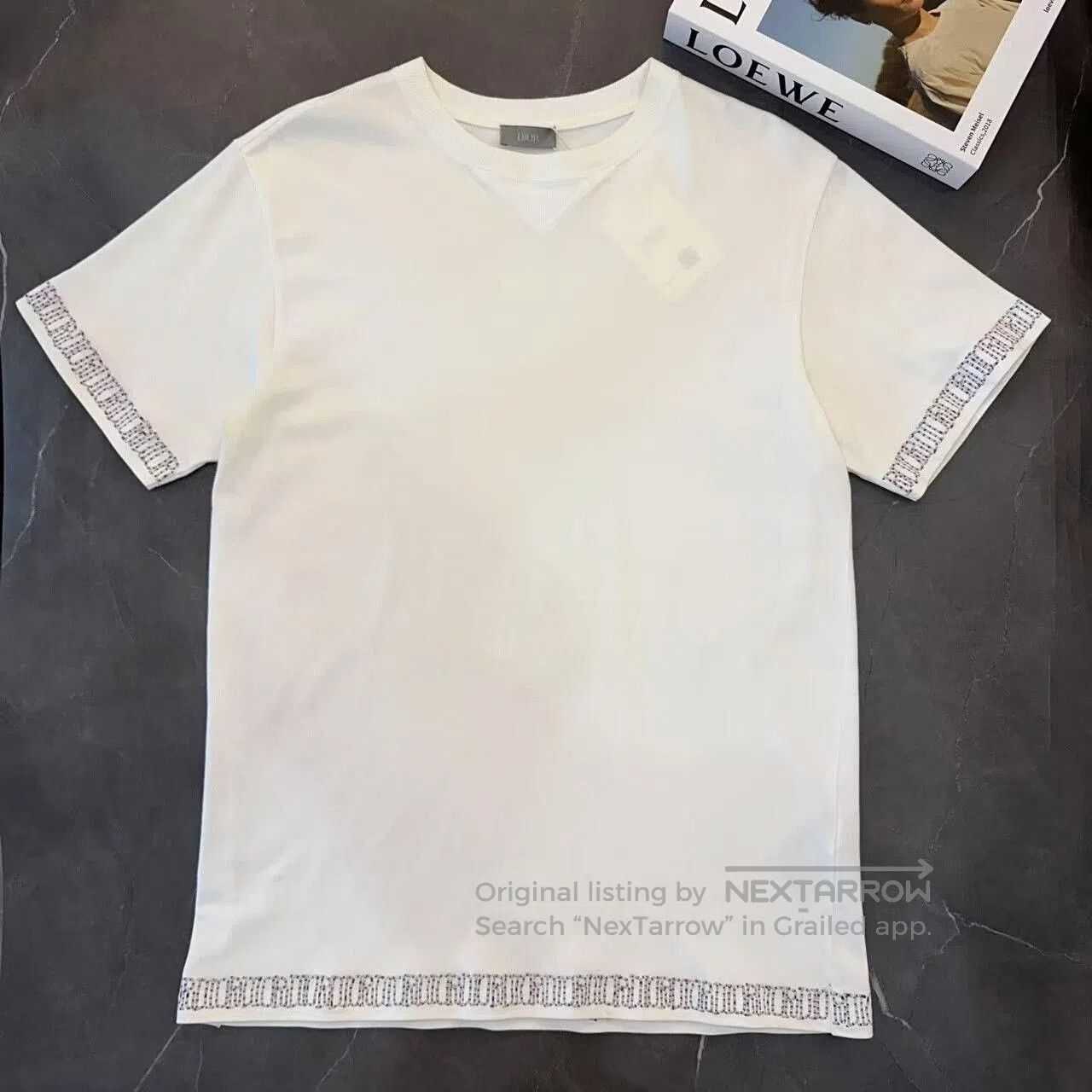 Dior Dior White Embroidered Short Sleeve Shirt. Size US M / EU 48-50 / 2 - 1 Thumbnail