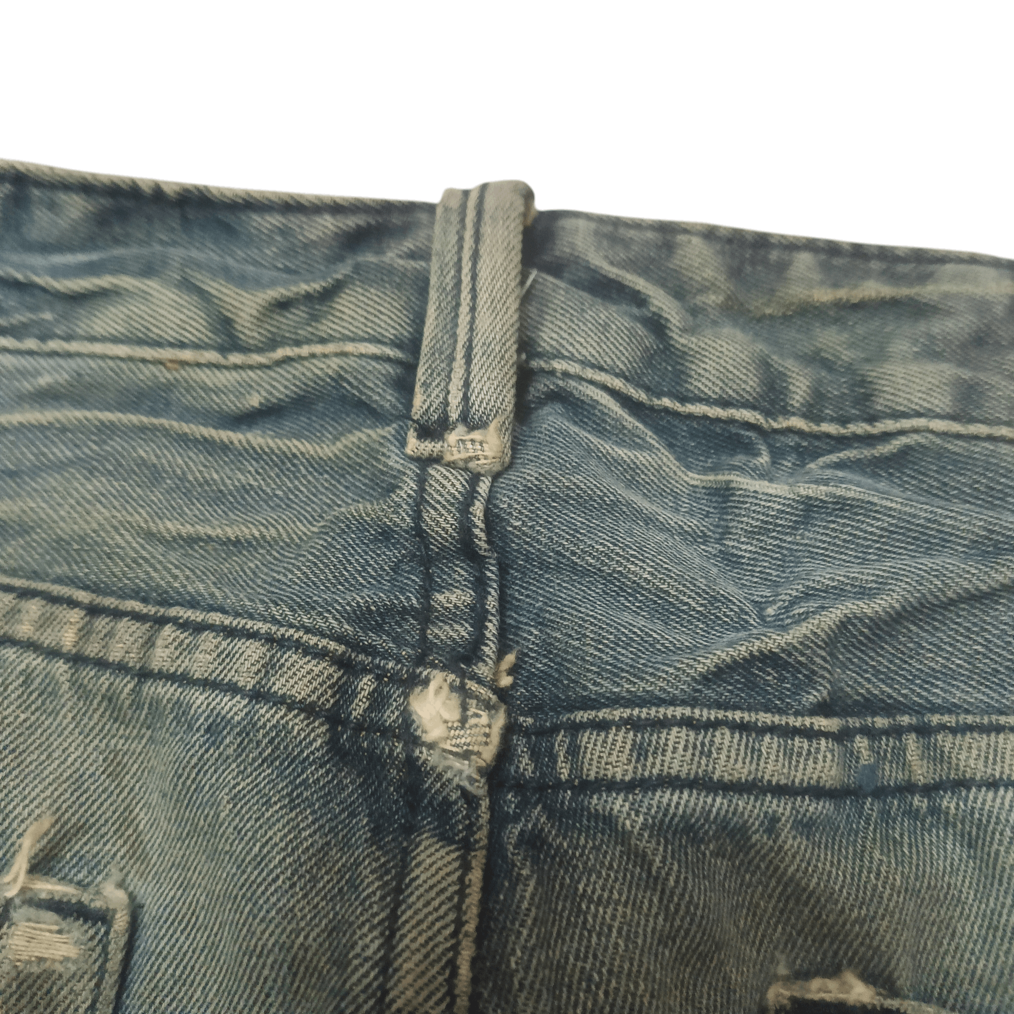 If Six Was Nine Vtg Dowkedow japanese flare jeans Rare Lighting Bolt Design Size US 32 / EU 48 - 16 Thumbnail