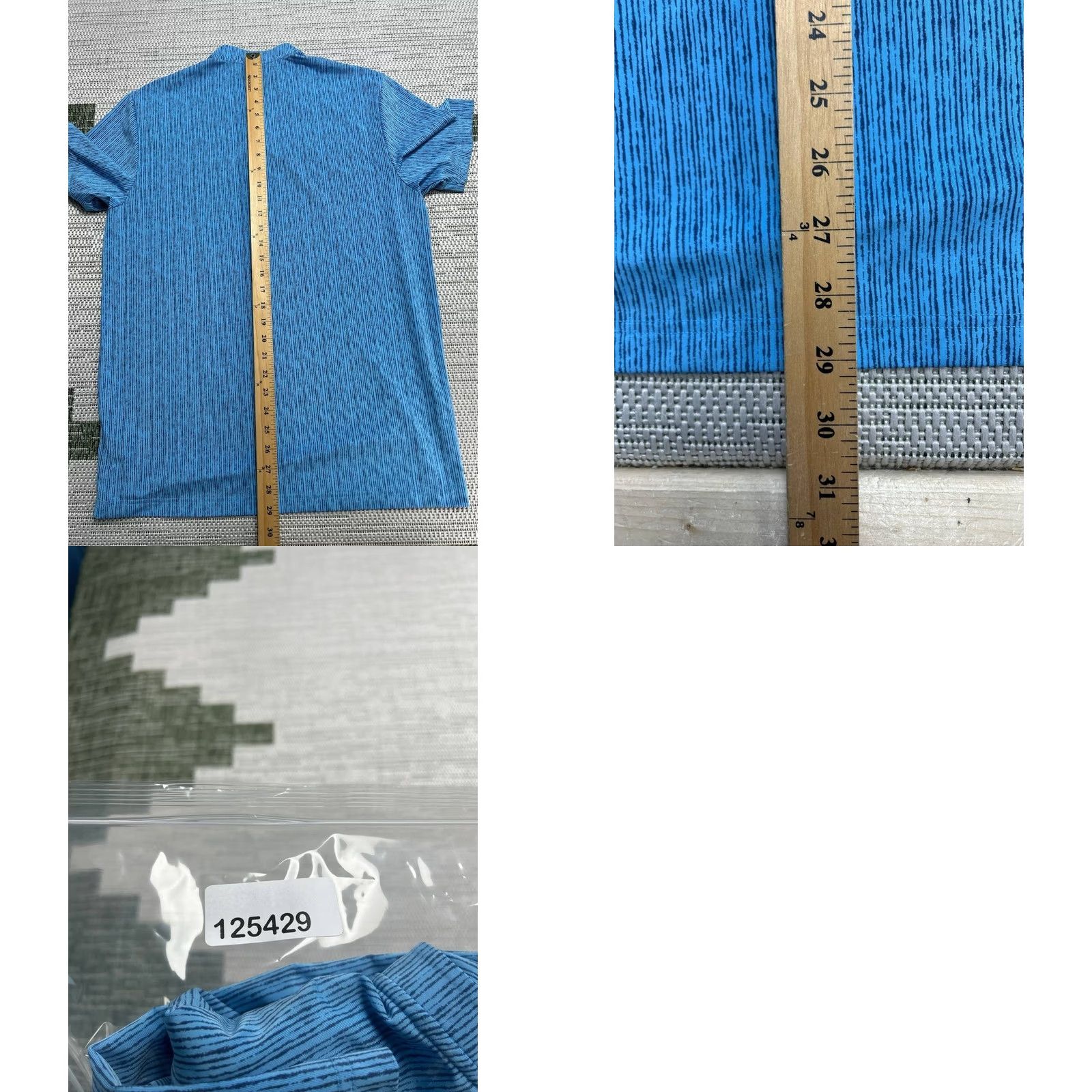 Adidas Adidas Ultimate365 Polo Shirt Mens Medium Blue Striped Performance Golf Shirt Size US M / EU 48-50 / 2 - 8 Thumbnail