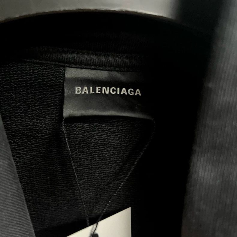 Balenciaga Balenciaga Black Logo Print Hoodie from Balenciaga-2506 Size US S / EU 44-46 / 1 - 2 Thumbnail