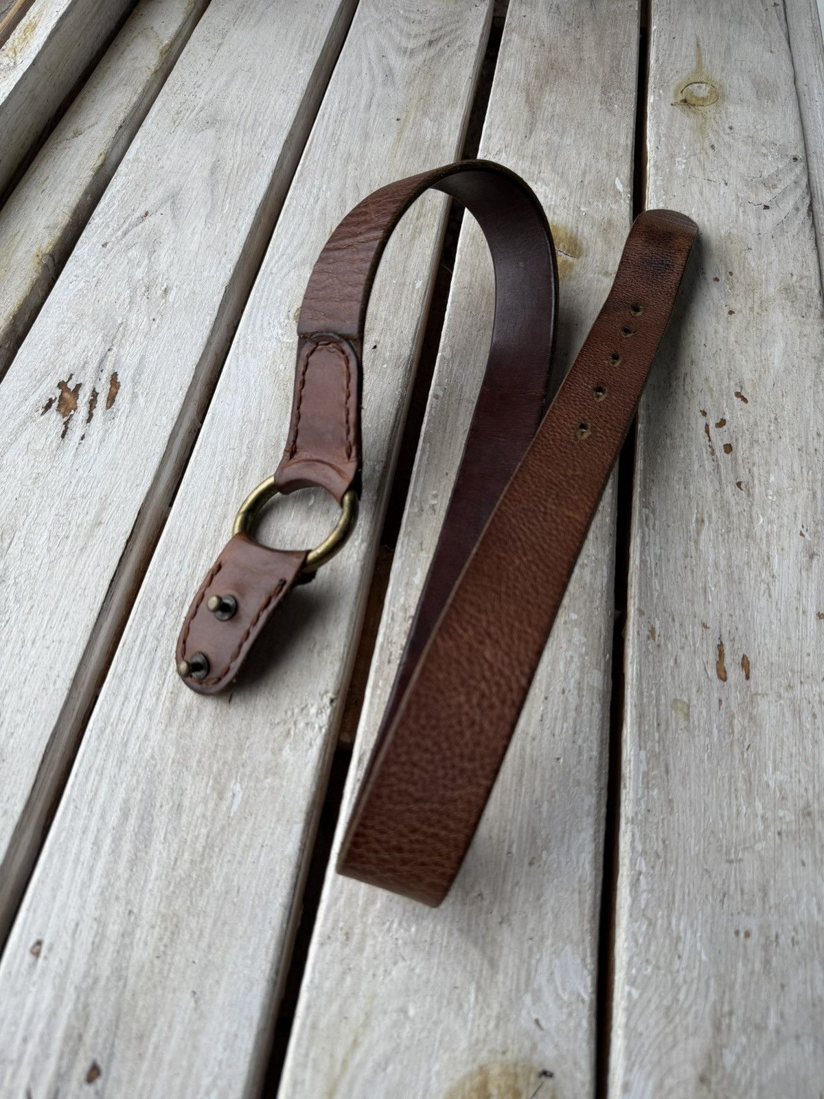 Cowboy Equipment × Vintage Y2K Vintage 90s Leather Cowboy belt Handmade USA Size ONE SIZE - 1 Thumbnail