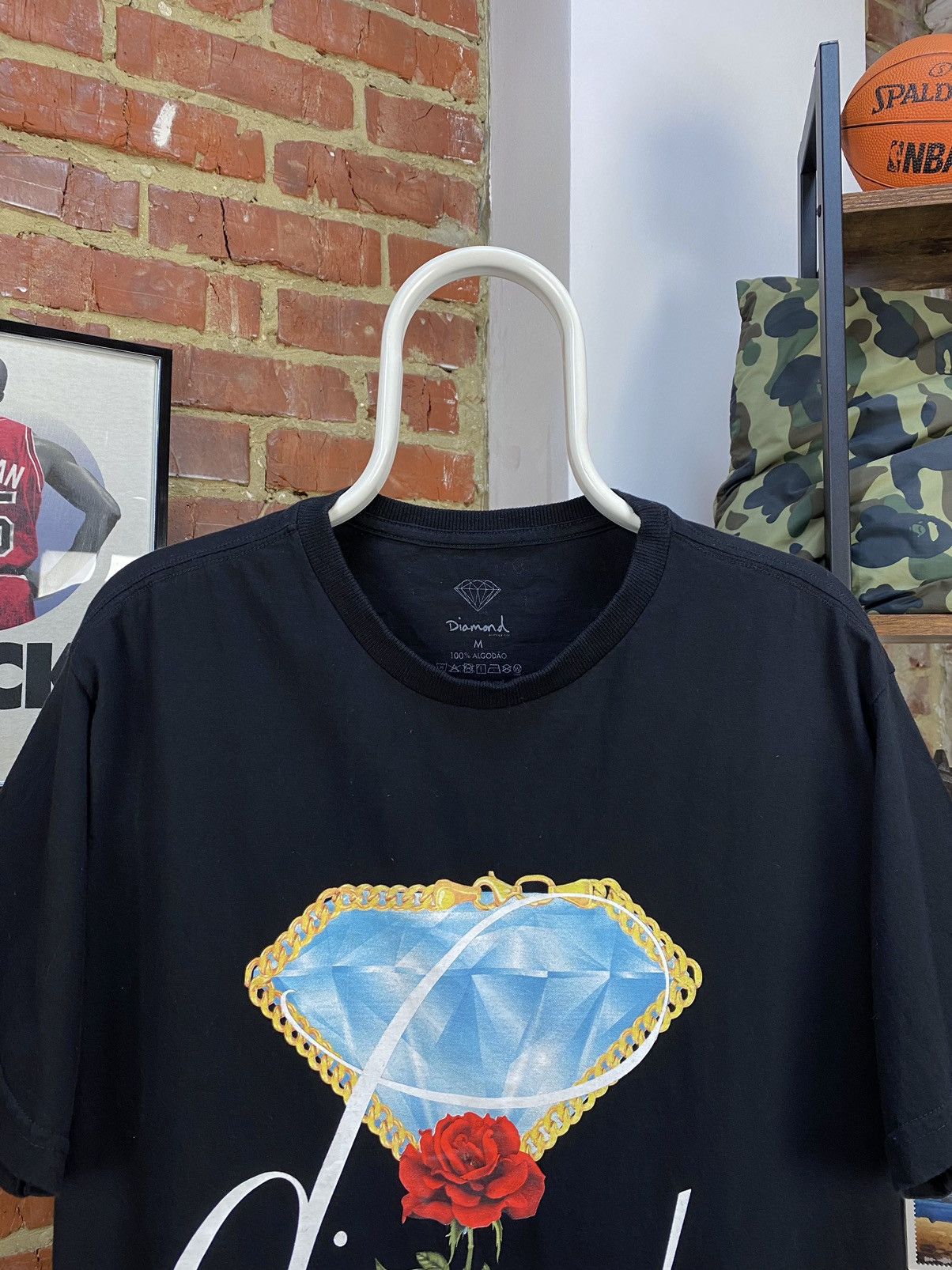 Diamond Supply Co. Diamond Supply Rose T-Shirt Size US M / EU 48-50 / 2 - 2 Thumbnail
