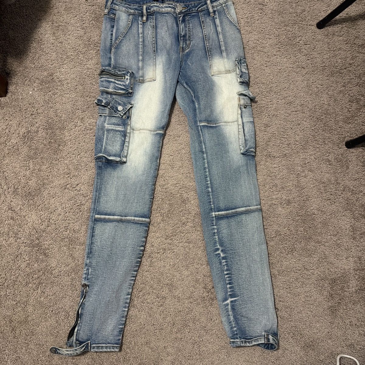 Other Demim cargo jeans Size US 34 / EU 50 - 1 Thumbnail