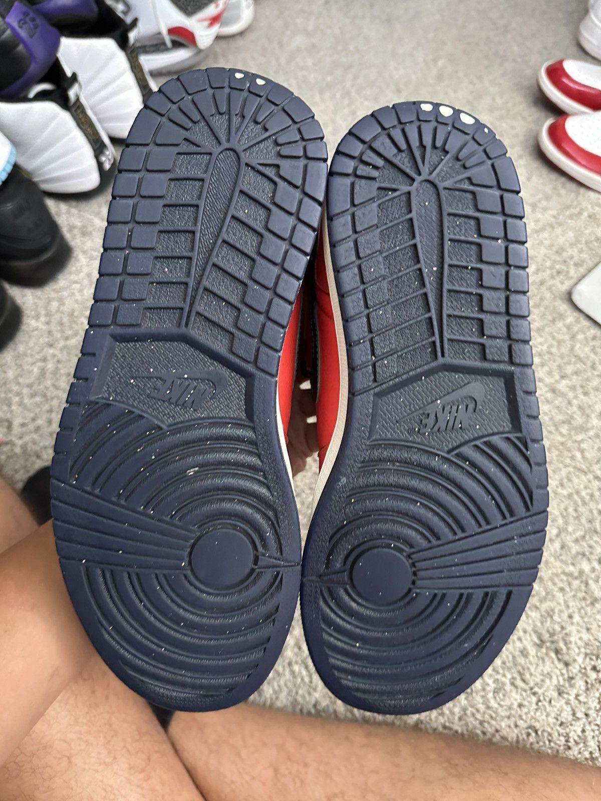 Jordan Brand Air jordan 1 david letterman red white blue - size 8.5 Size US 8.5 / EU 41-42 - 7 Thumbnail