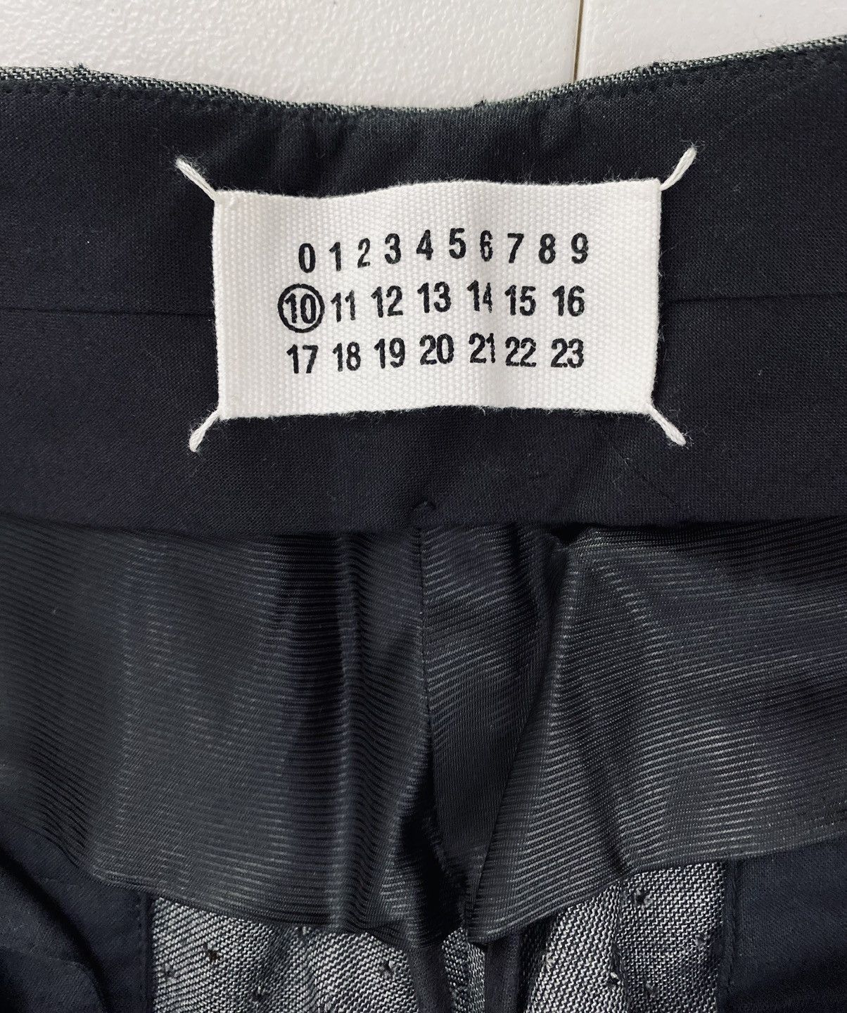 Maison Margiela MM 🇮🇹 Grey Wool Airate Slacks Runway Vintage 2010 NWT Size 38R - 3 Thumbnail