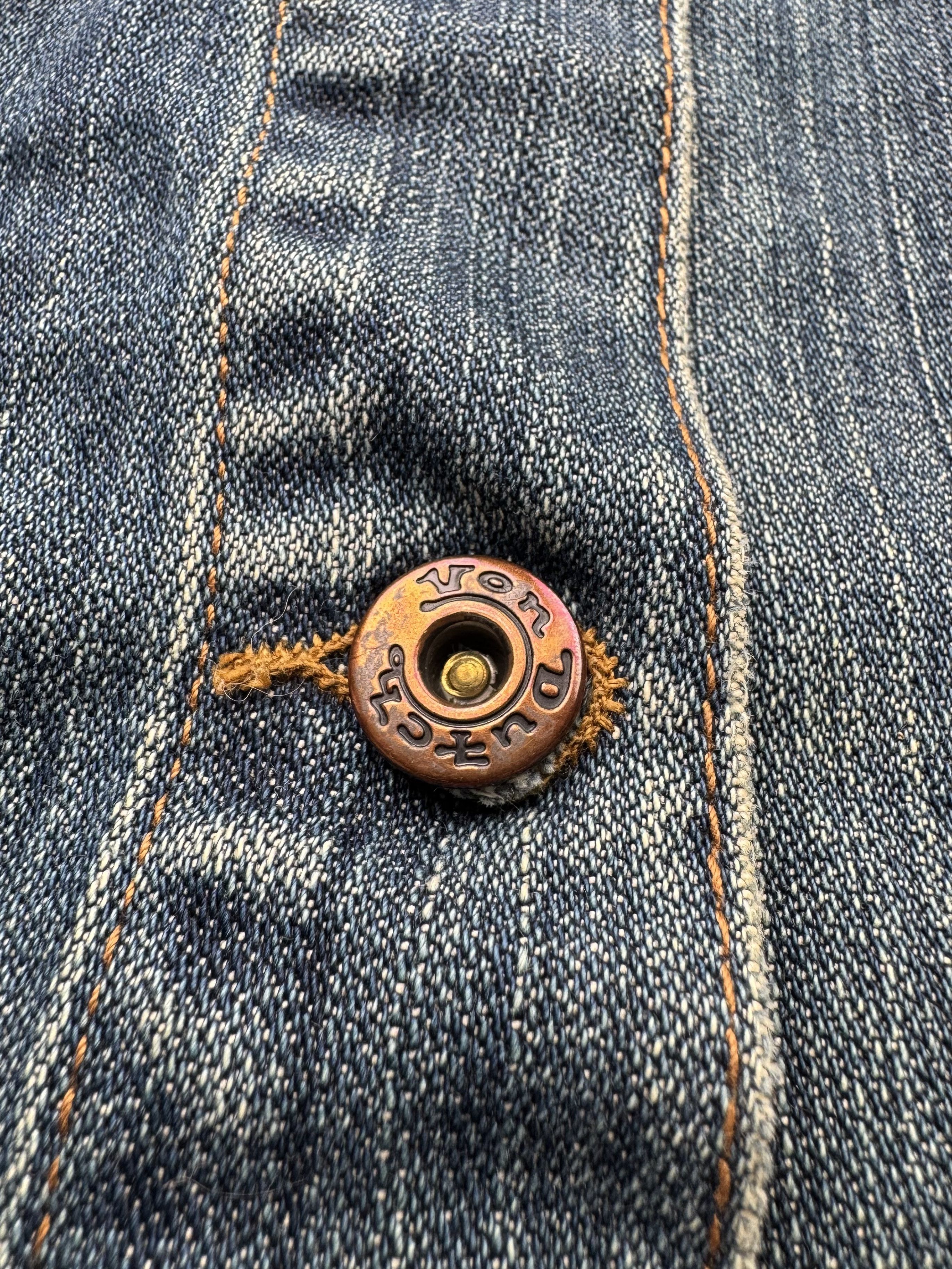 Von Dutch Von Dutch Vintage Cropped Denim Jacket (D10) Size M / US 6-8 / IT 42-44 - 5 Thumbnail