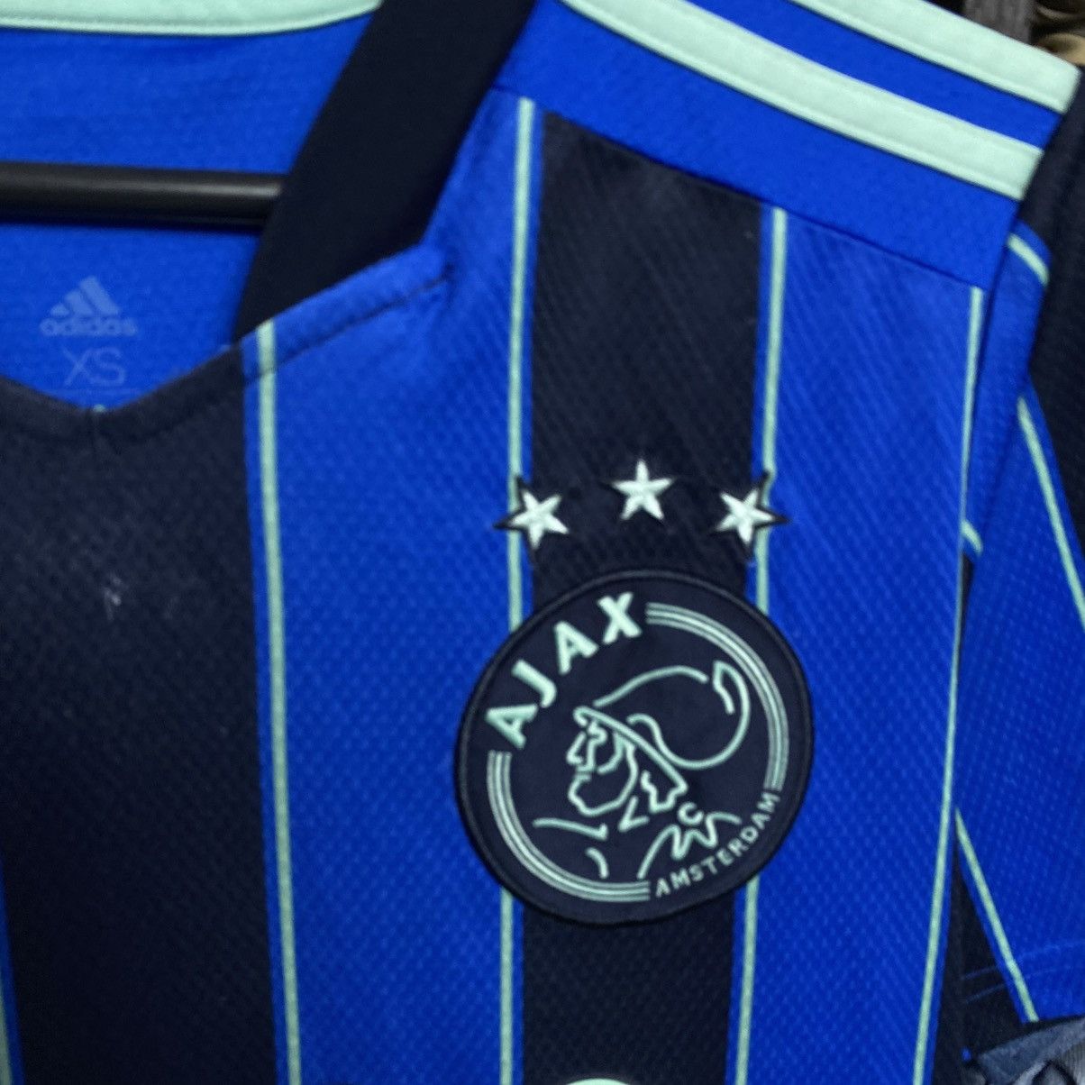 Adidas Mens Adidas FC Ajax 2021 Blue soccer player jersey size XS Size US XS / EU 42 / 0 - 3 Thumbnail