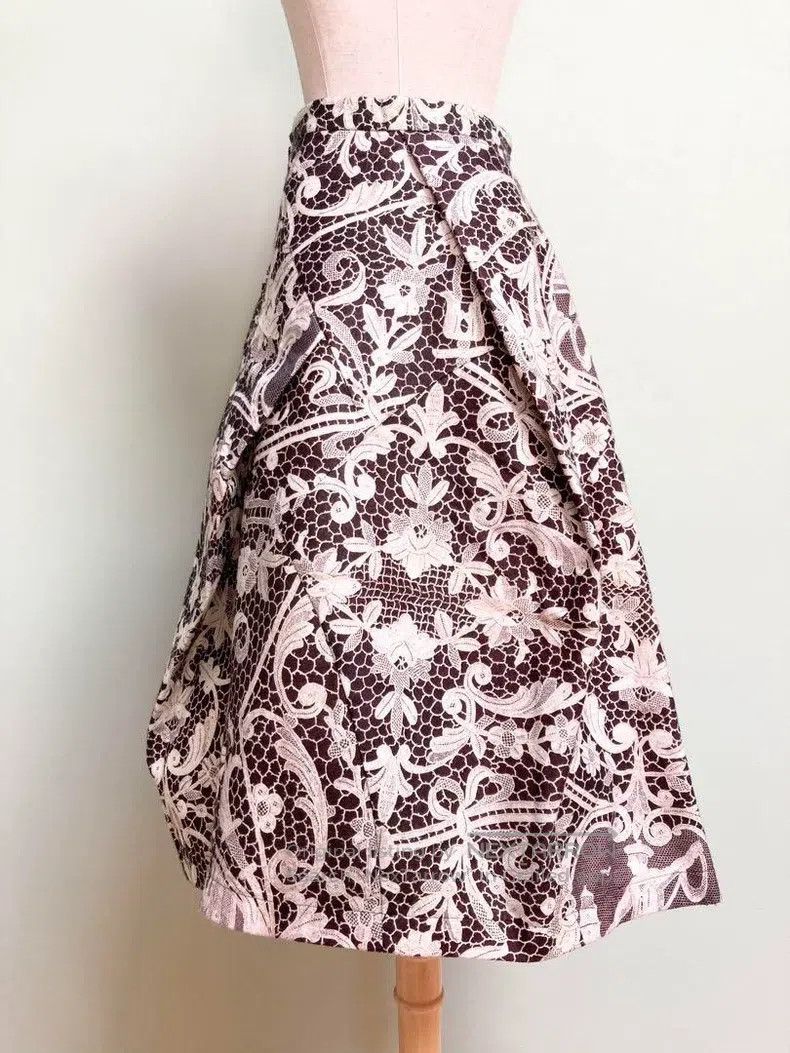 Comme des Garcons Comme Des Garcons size S Patterned vintage skirt Size 23" - 2 Thumbnail