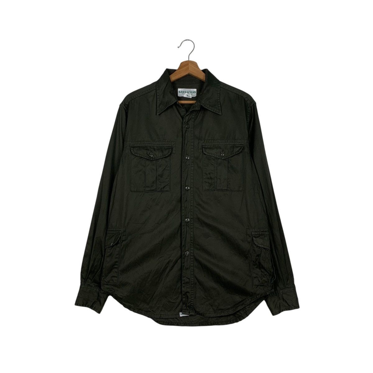 SASSAFRAS GARDENERS Double Pocket Button Ups Shirt #1862-C81