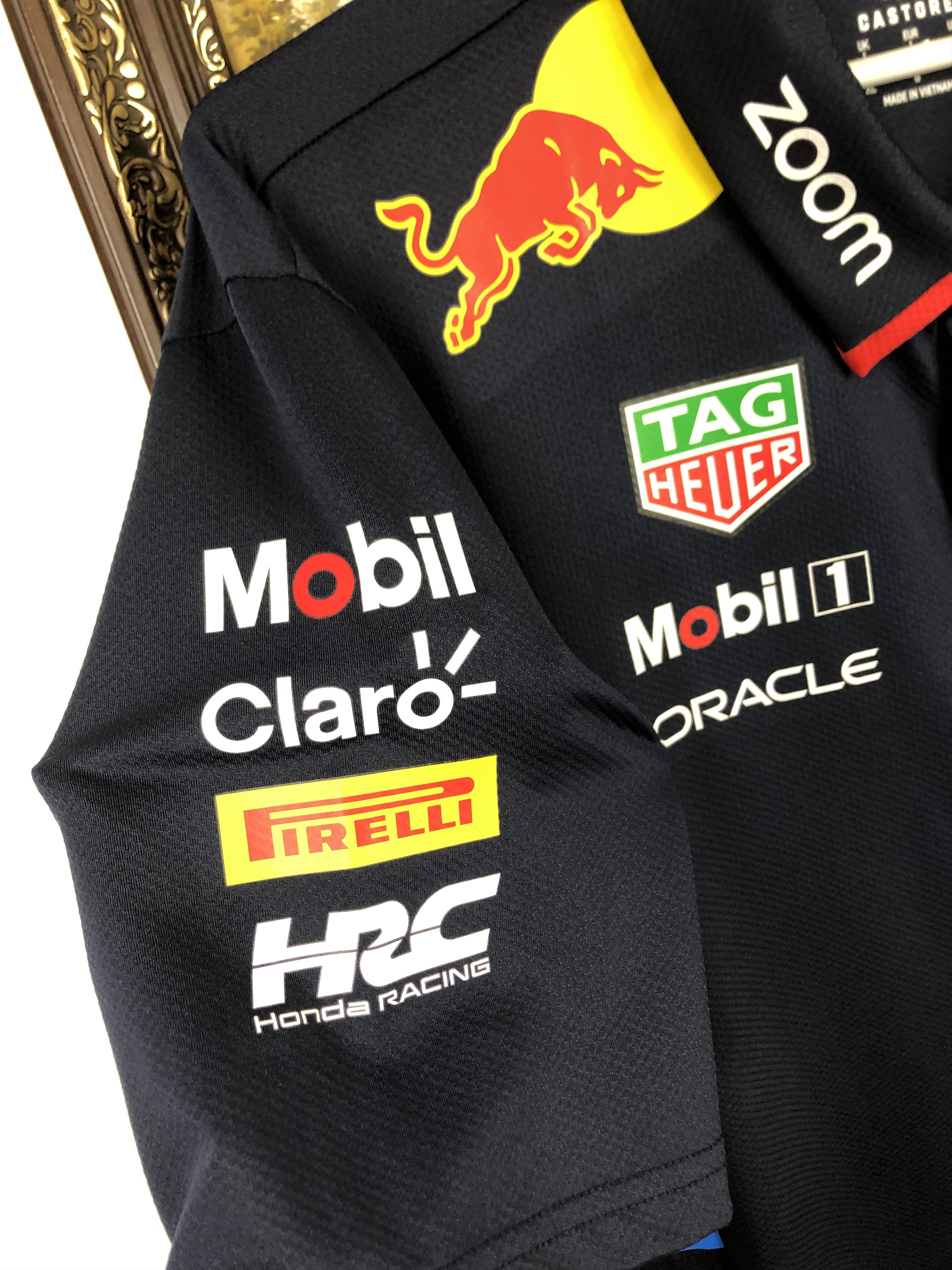 Castore Castore Navy Red Bull Racing 2024 Team Polo F1 Shirt Tee Size US L / EU 52-54 / 3 - 4 Thumbnail