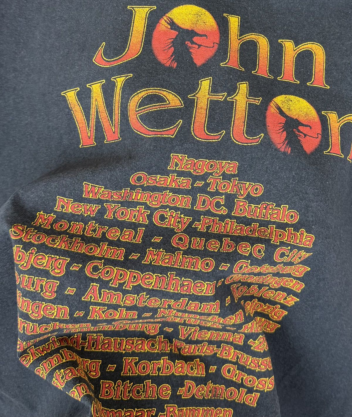 Band Tees Vintage John Wetton Chasing The Dragon 1995 Tour T-Shirt Size US XL / EU 56 / 4 - 11 Thumbnail