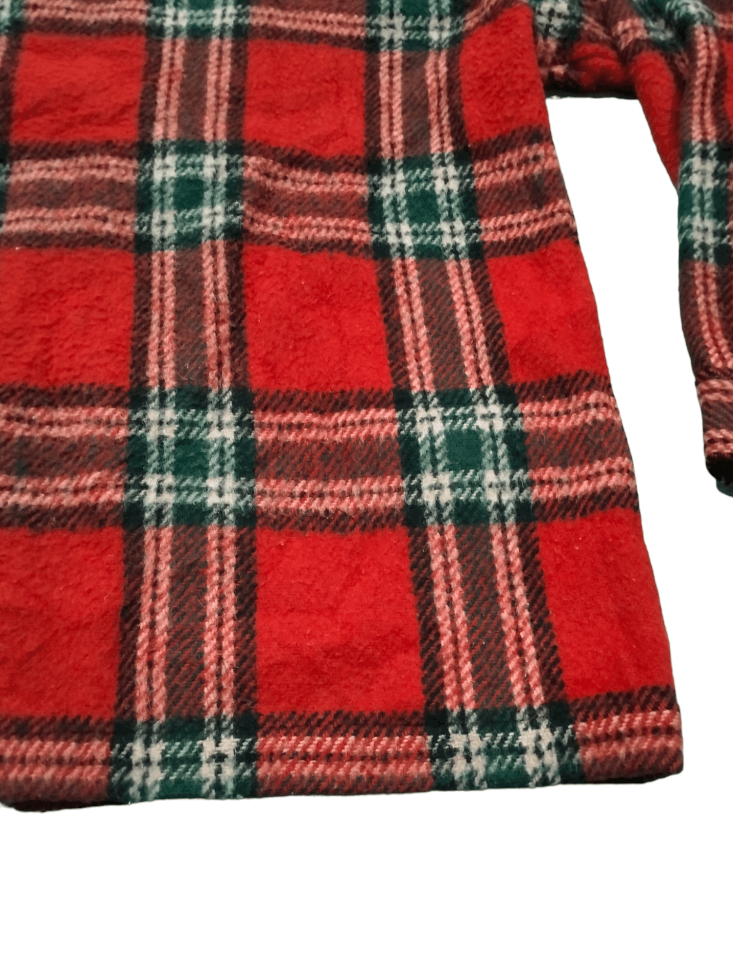Oshkosh Oshkosh B Gosh Wool Red Tartan Zipper Jacket Size US L / EU 52-54 / 3 - 9 Thumbnail