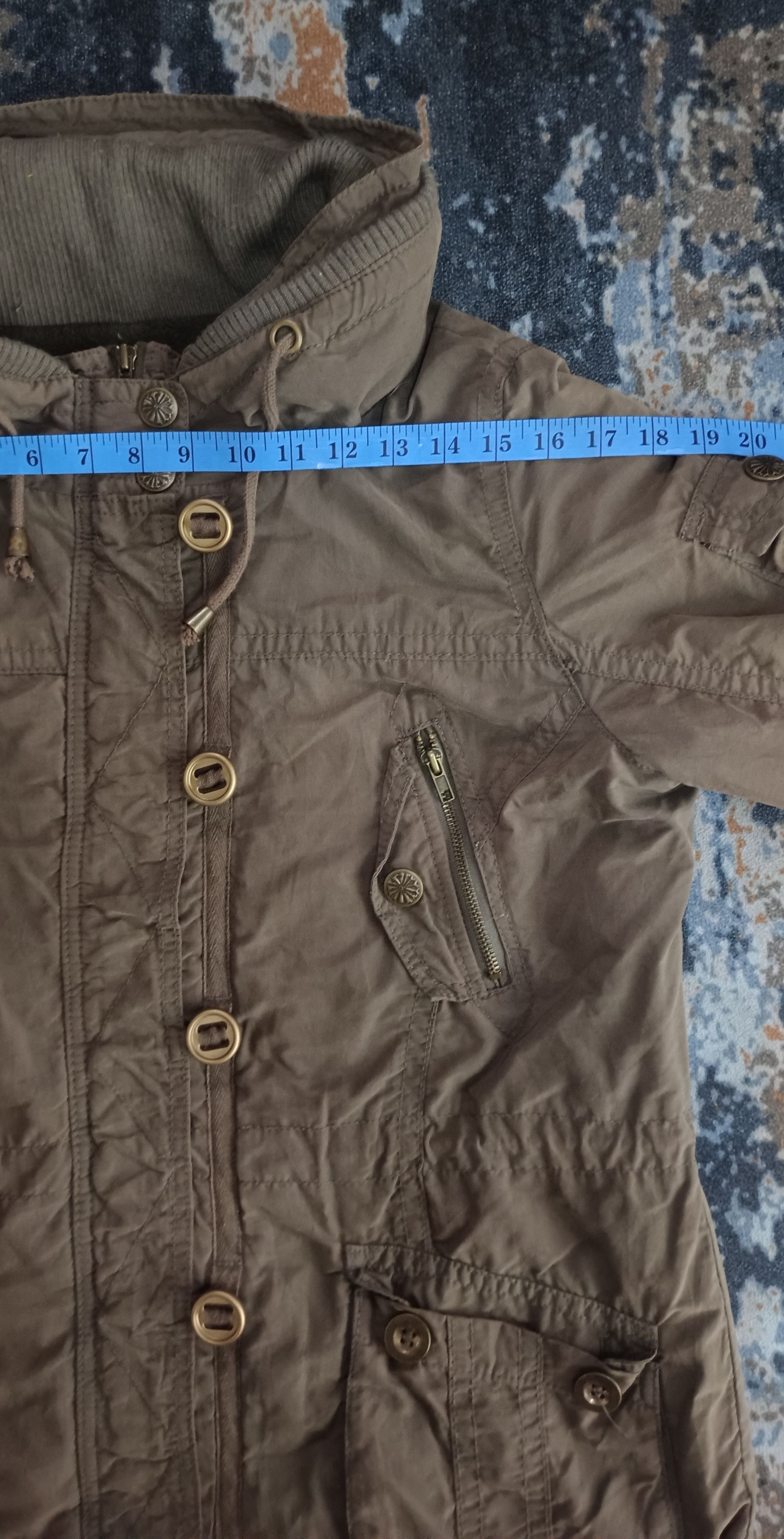 Japanese Brand 🇯🇵US Army Type Air Force 07 Flight Tactical Pocket Jacket Size US L / EU 52-54 / 3 - 15 Thumbnail