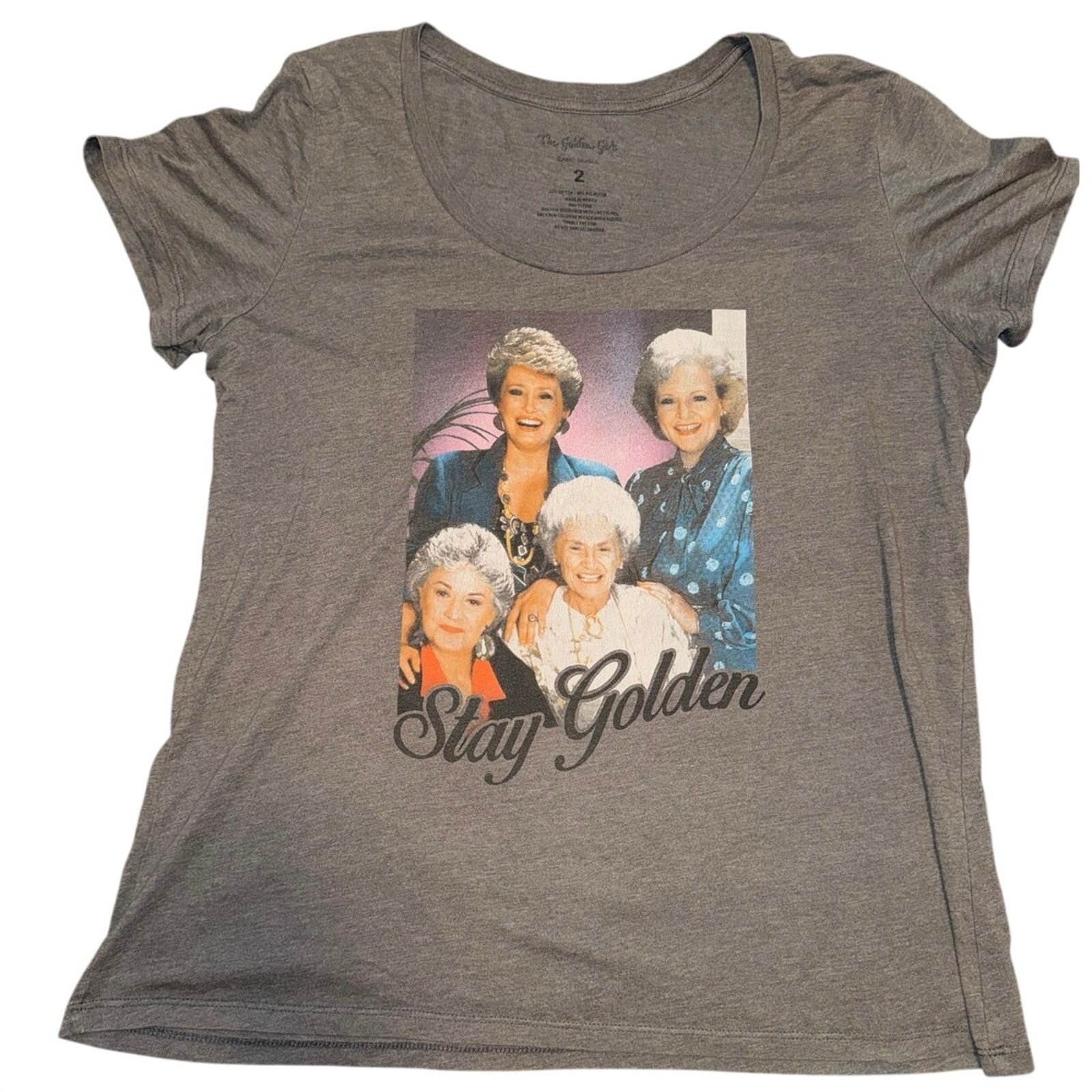 Other GOLDEN GIRLS Stay Golden Tee in Gray Size 2 New without Tag Size XXL / US 16-18 / IT 52-54 - 1 Thumbnail