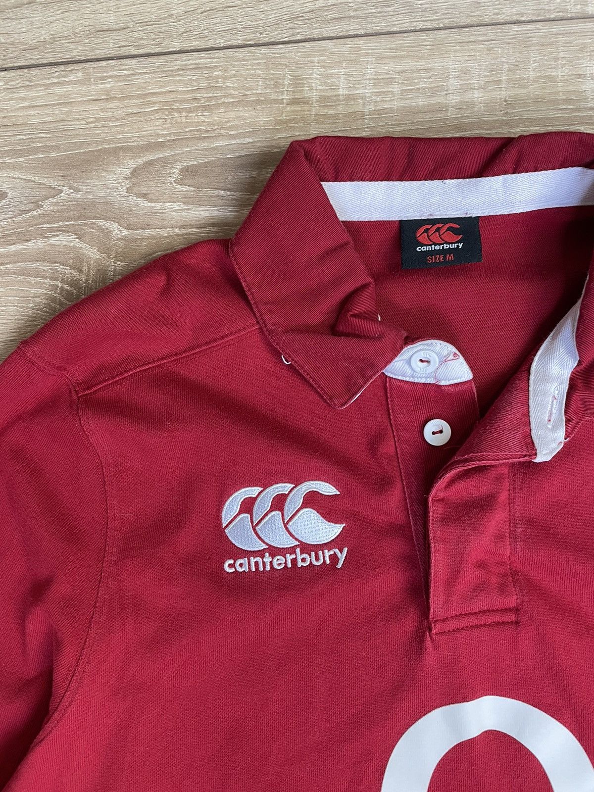 Canterbury of New Zealand Men’s Canterbury England O2 Long Sleeve Rugby Shirt Size US M / EU 48-50 / 2 - 4 Thumbnail