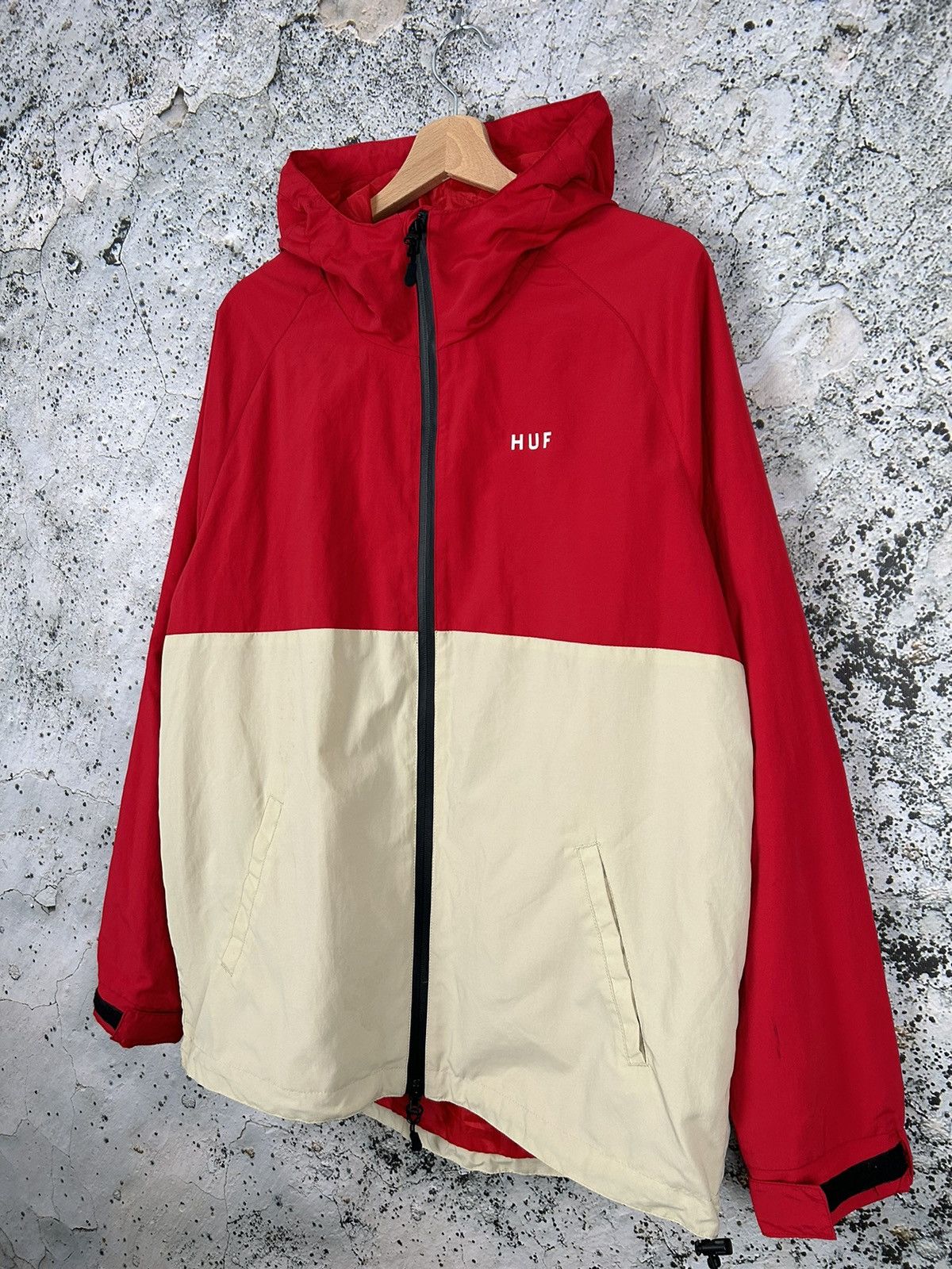 Huf HUF Skateboards Light Rain Jacket Streetwear Vintage Hype Size US L / EU 52-54 / 3 - 4 Thumbnail