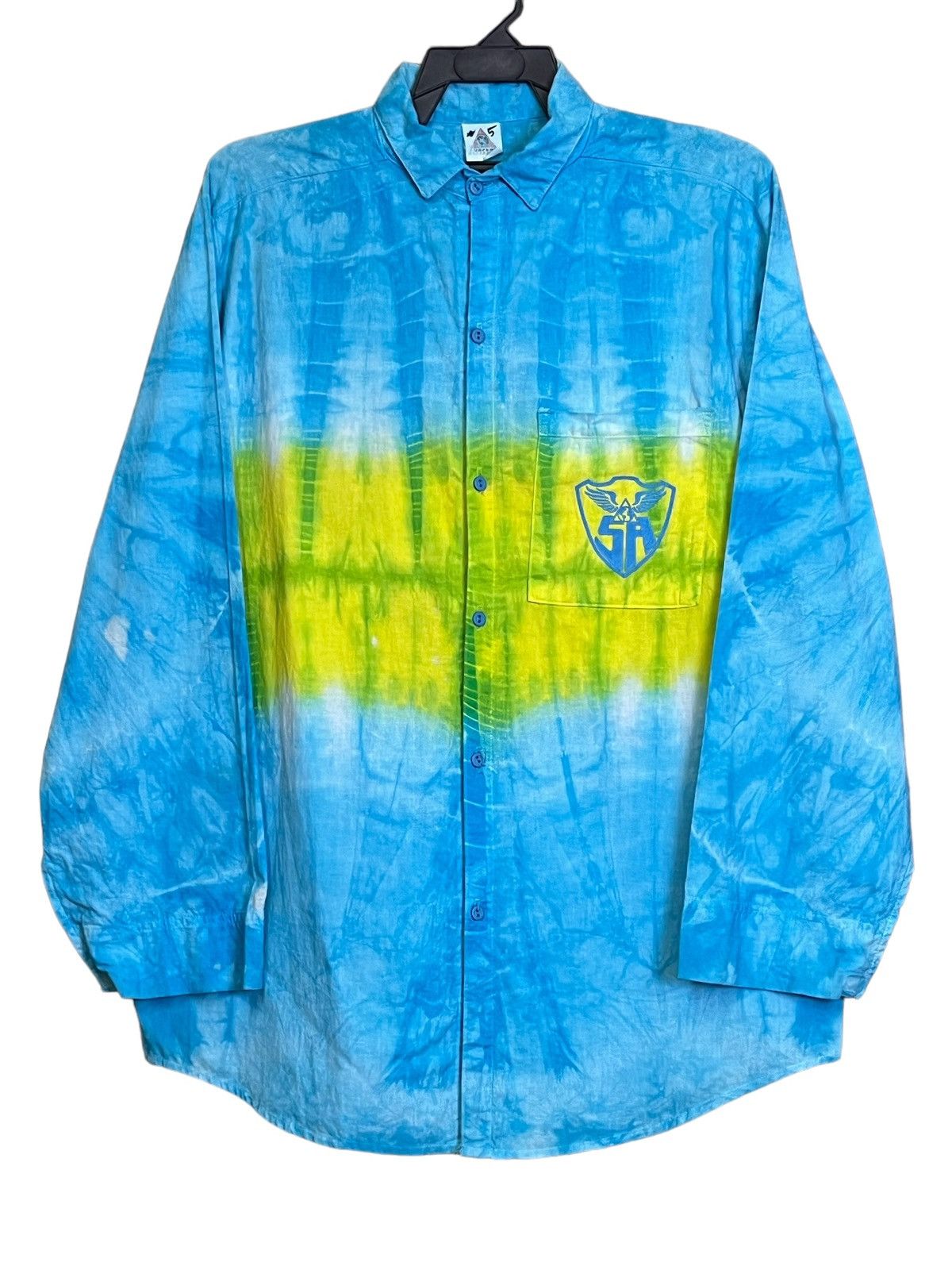 Vintage GRAIL🔥VINTAGE SURFERS ALLIANCE TYE DYE BUTTON UPS SHIRT Size US XL / EU 56 / 4 - 1 Thumbnail