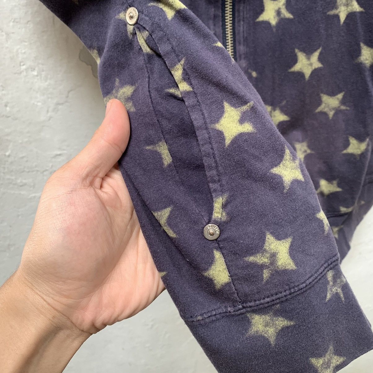 Japanese Brand SLEEVELESS HOODIE VEST STAR PATTERN Size US M / EU 48-50 / 2 - 5 Thumbnail