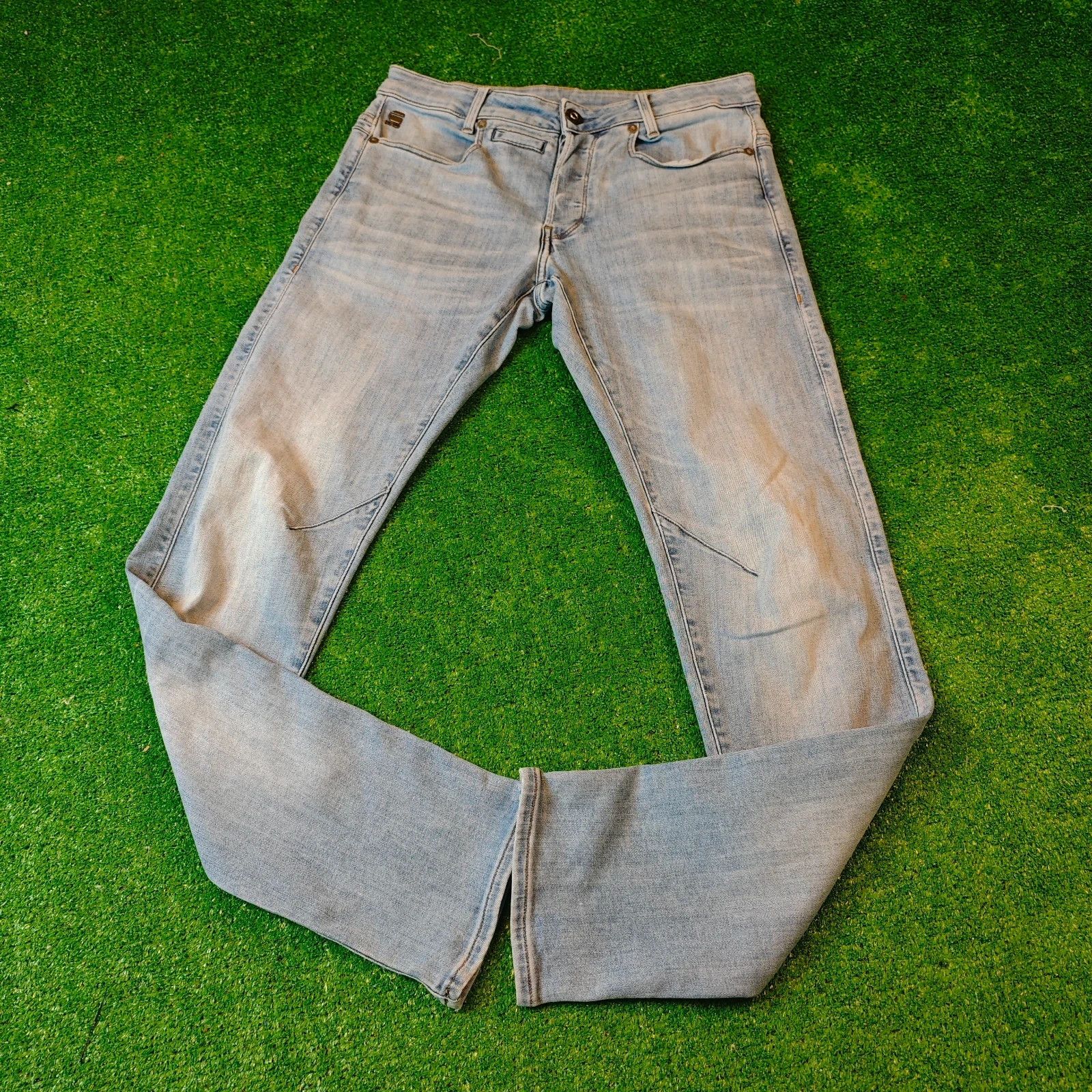 G-Star G-star Jeans Womens 29x34 Blue D-staq slim 5 pocket pants Size 29" - 1 Thumbnail
