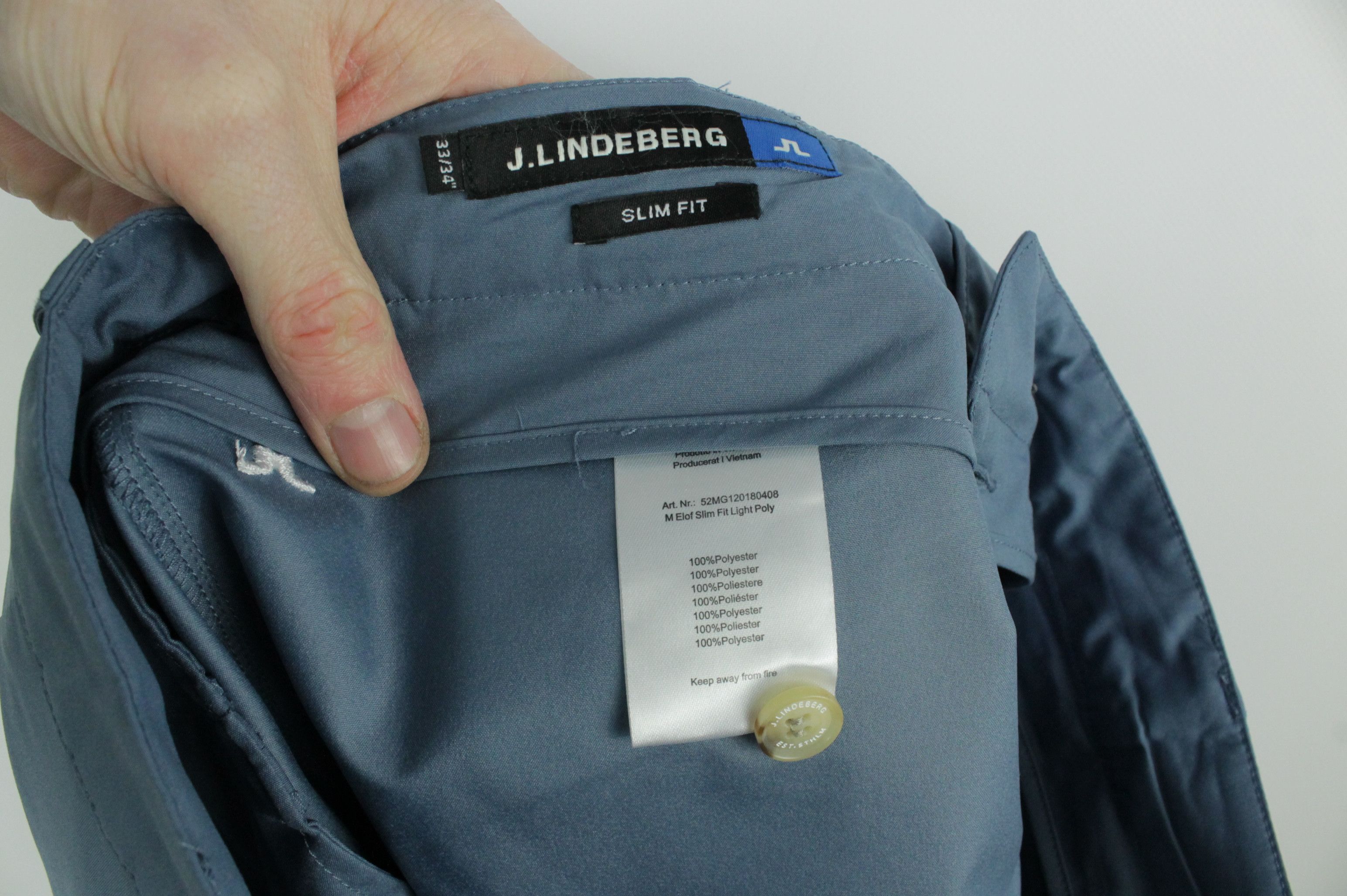 J.Lindeberg J.Lindeberg Elof Slim Fit Light Poly Golf Trousers Pants Men Size US 34 / EU 50 - 9 Thumbnail